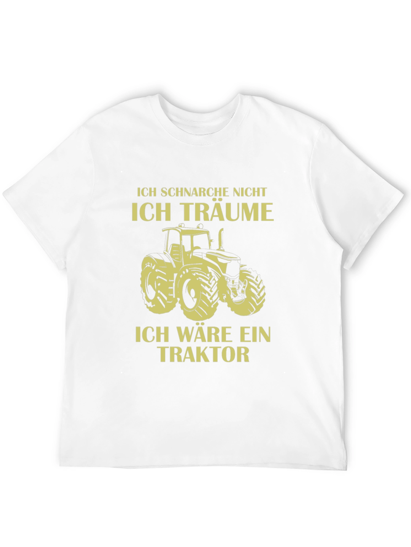 Ich Träume Tractor Graphic T-Shirt - Black