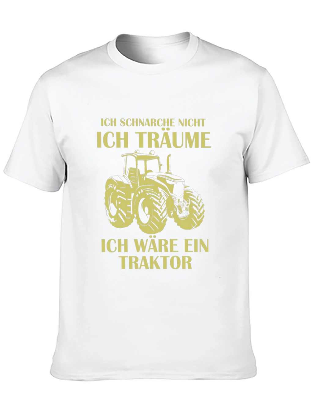 Ich Träume Tractor Graphic T-Shirt - Black