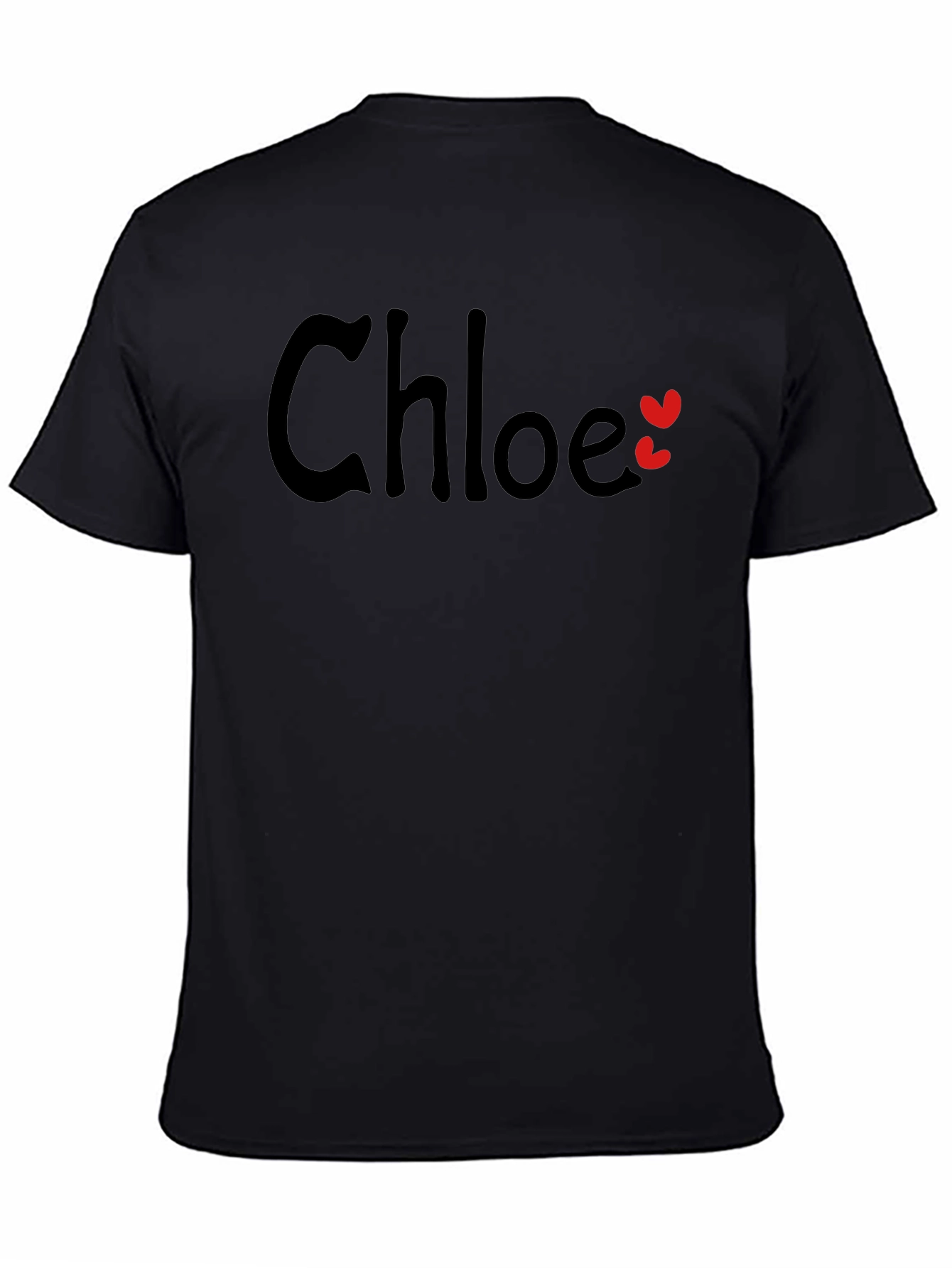 Chloe Personalized Heart Tee - Custom Name Shirt