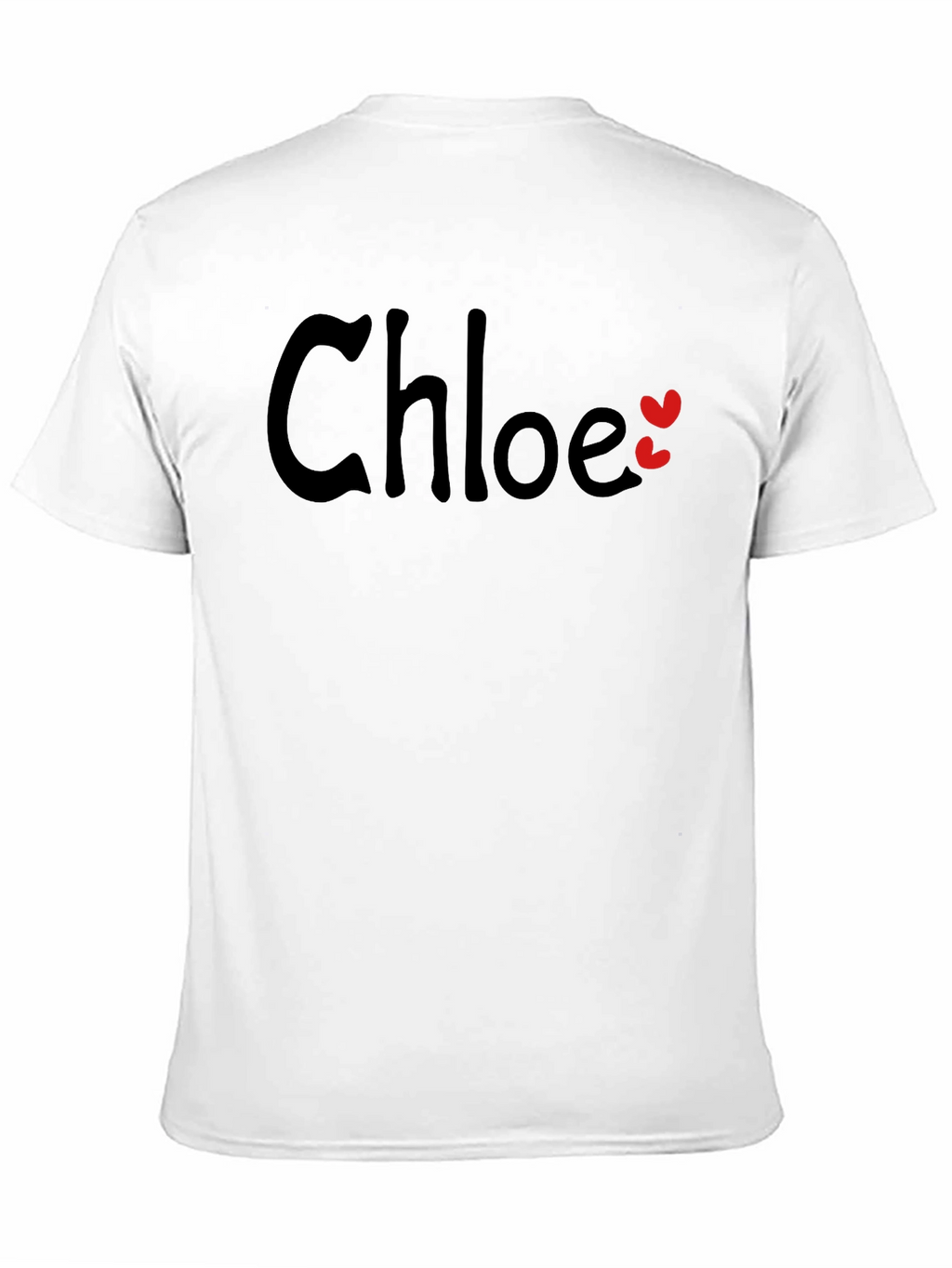Chloe Personalized Heart Tee - Custom Name Shirt