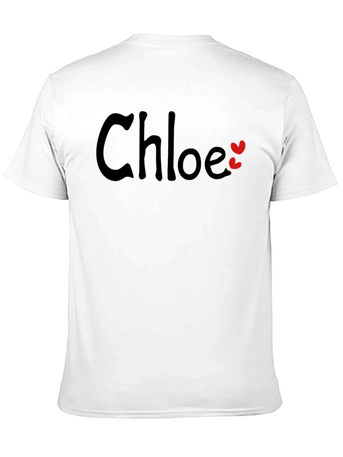 Chloe Personalized Heart Tee - Custom Name Shirt