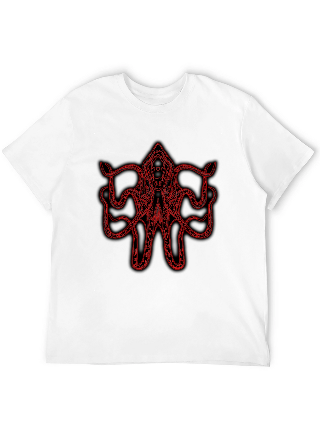 Octopus Graphic Print Black T-Shirt