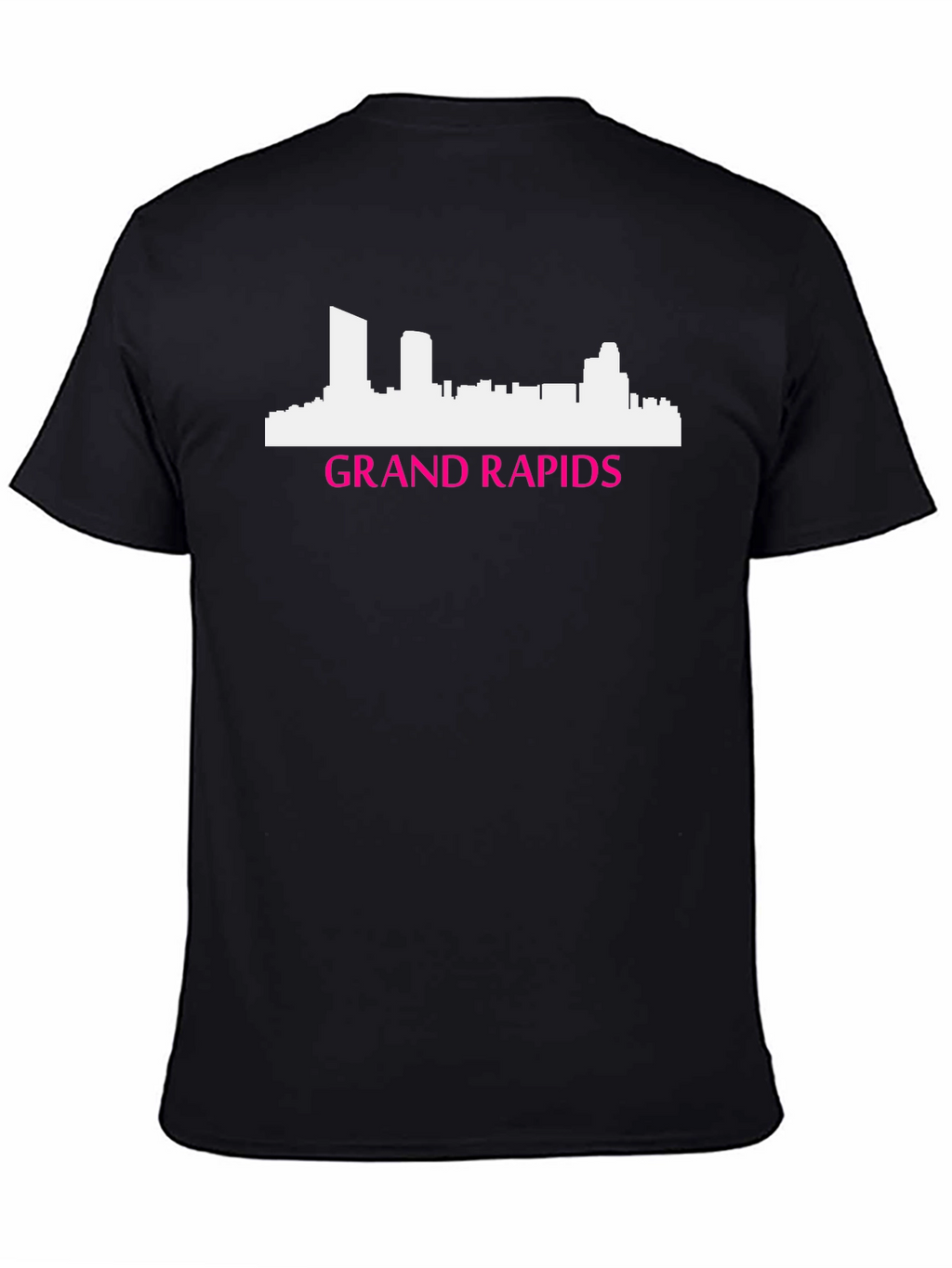 Grand Rapids Skyline Tee - Black Graphic T-Shirt