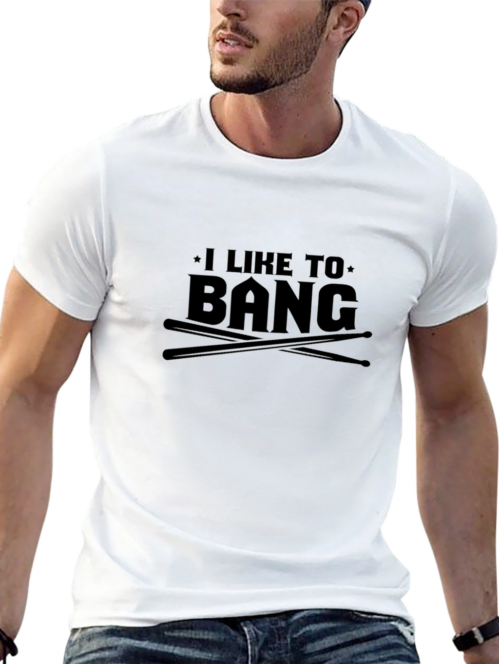 I Like to Bang Drummer T-Shirt
