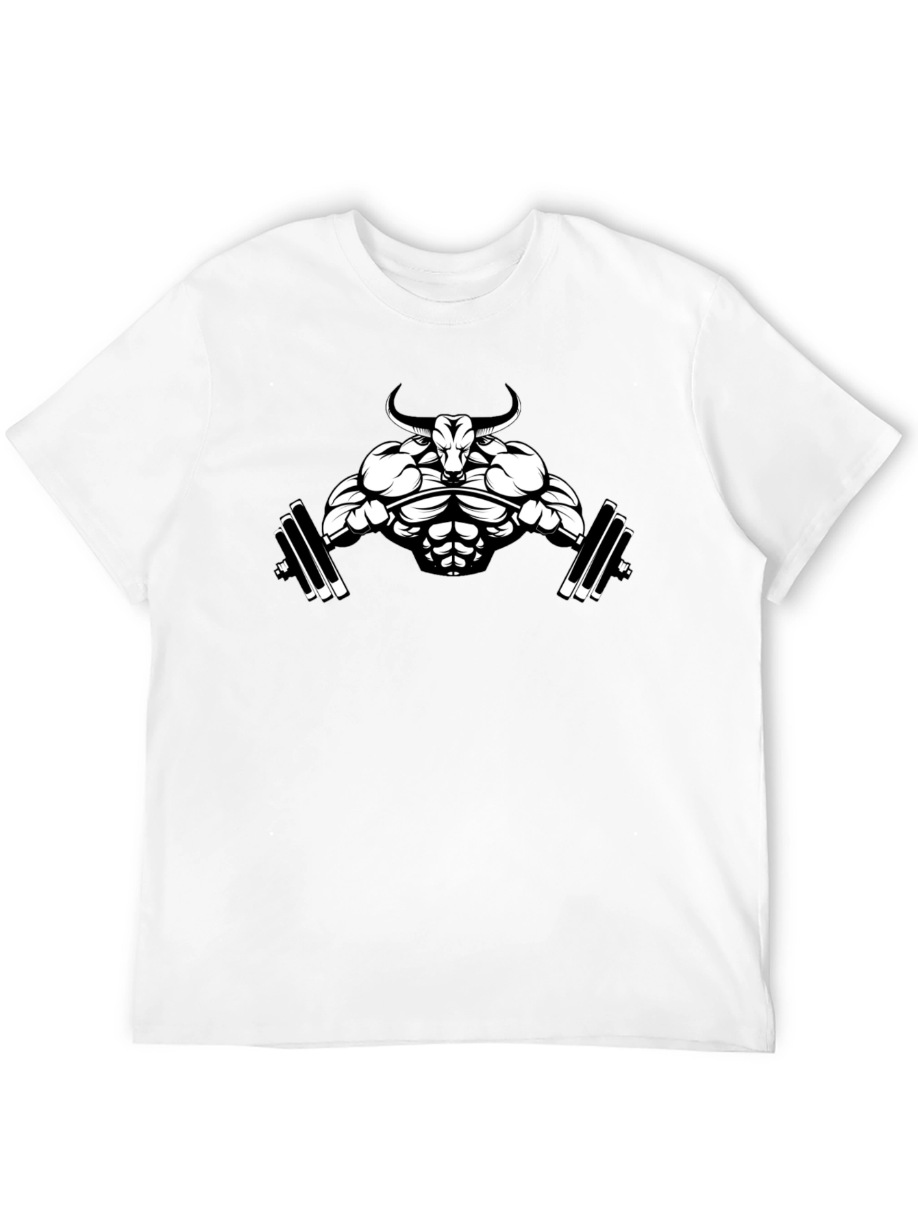 Bull Gym T-Shirt - Black Graphic Tee