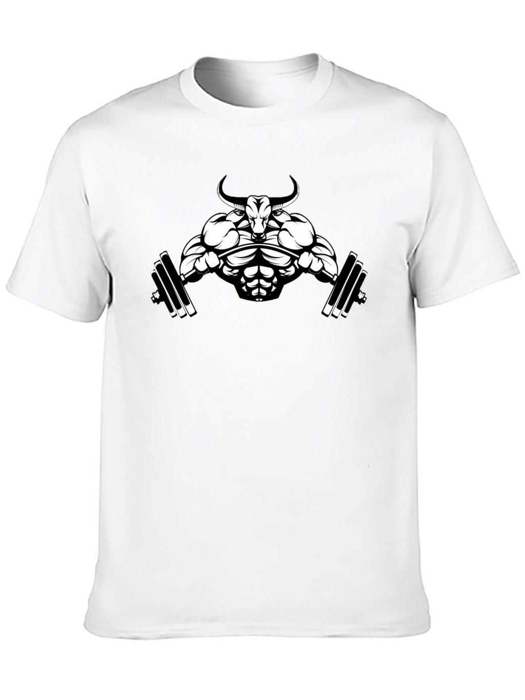 Bull Gym T-Shirt - Black Graphic Tee
