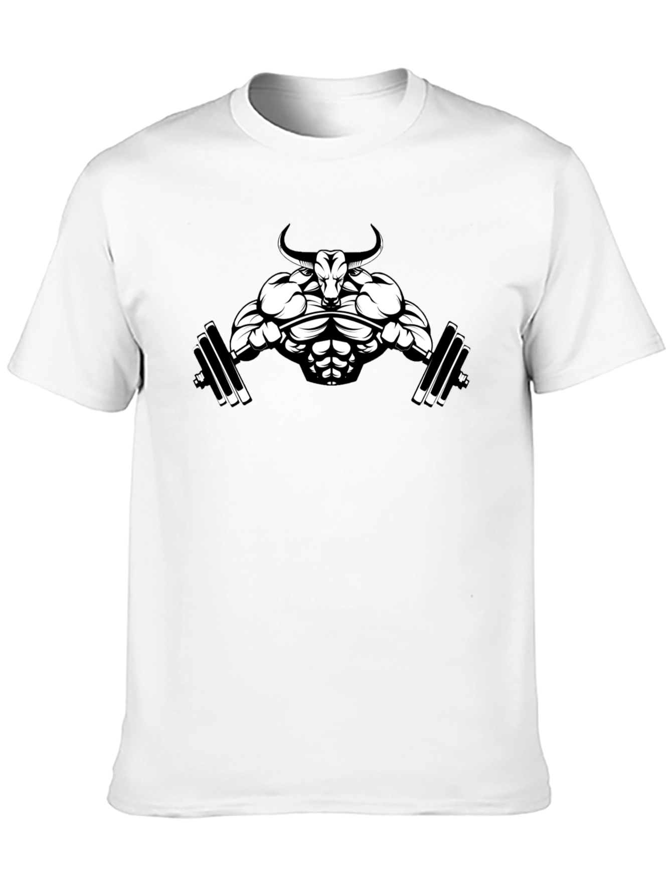 Bull Gym T-Shirt - Black Graphic Tee