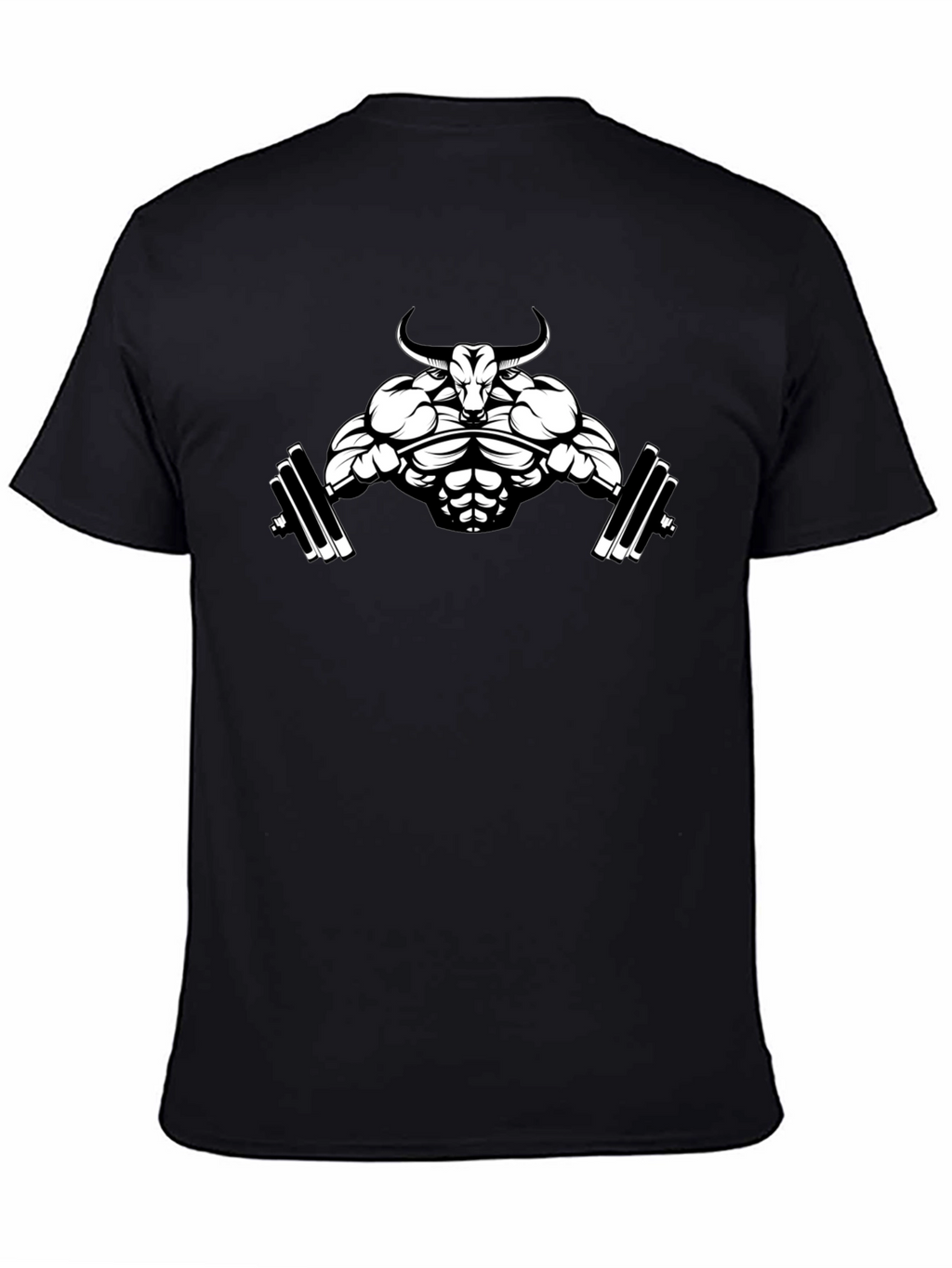 Bull Gym T-Shirt - Black Graphic Tee