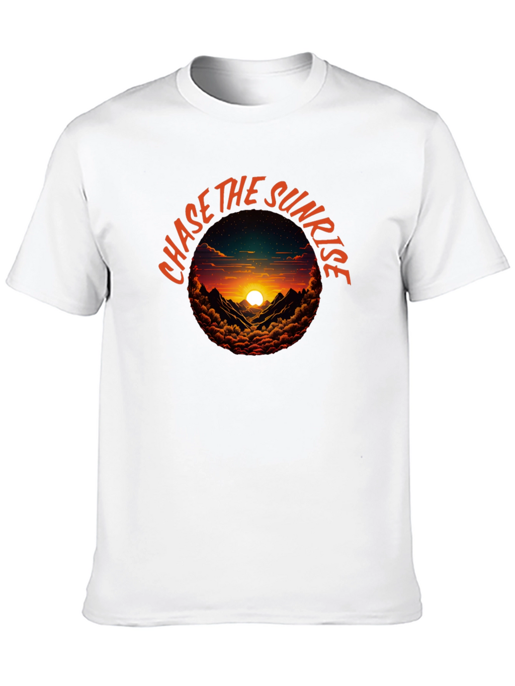 Chase The Sunrise Graphic Tee - Black