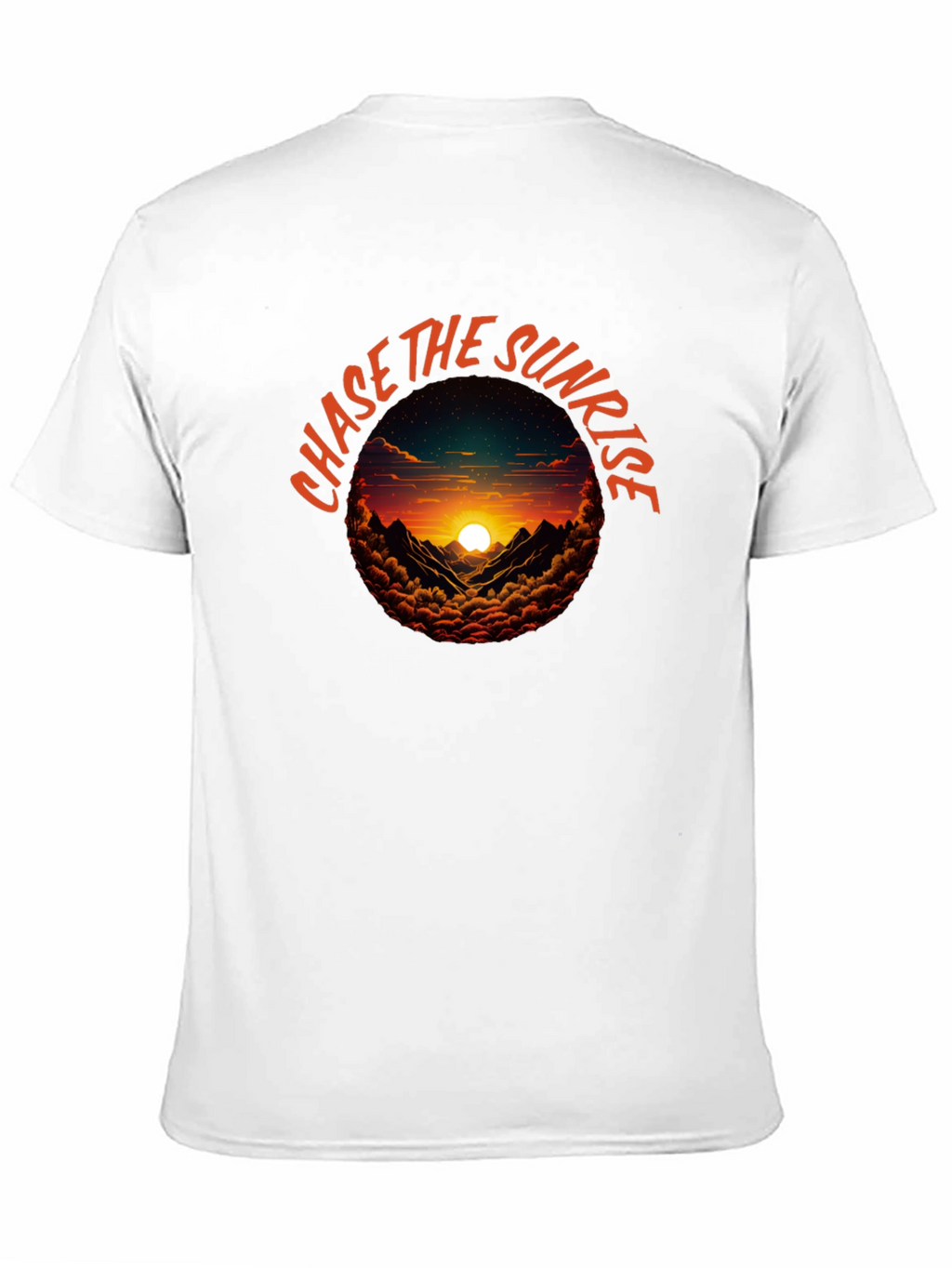 Chase The Sunrise Graphic Tee - Black