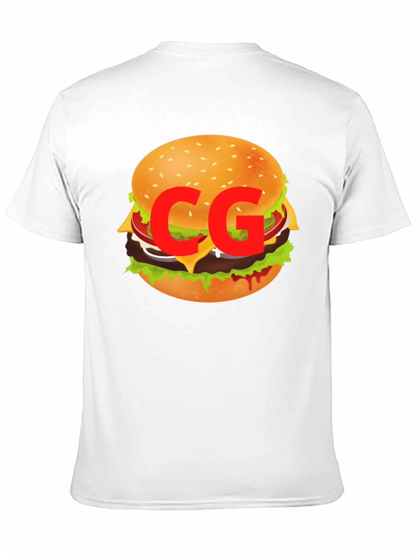 Burger Graphic Tee - Casual Cool