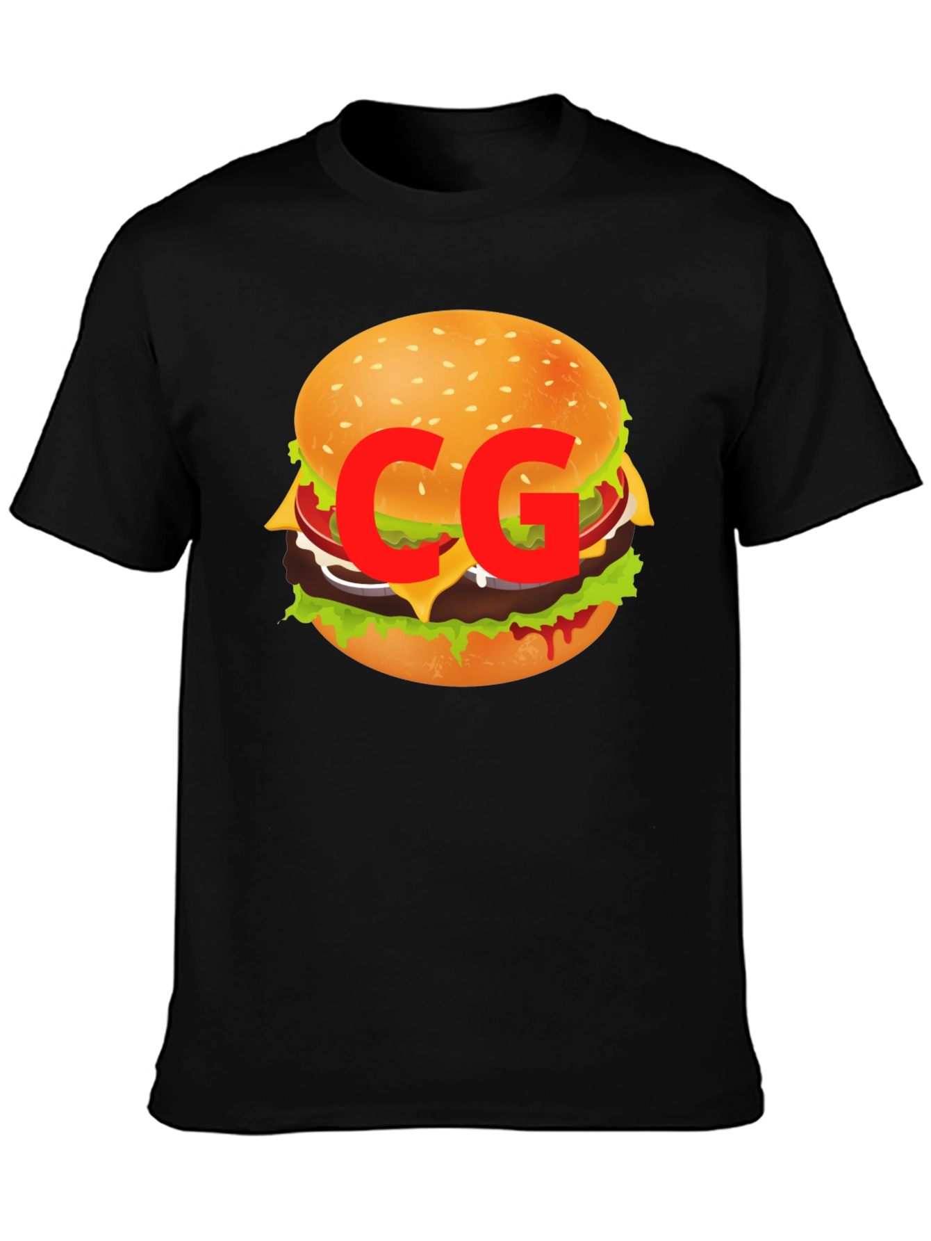 Burger Graphic Tee - Casual Cool