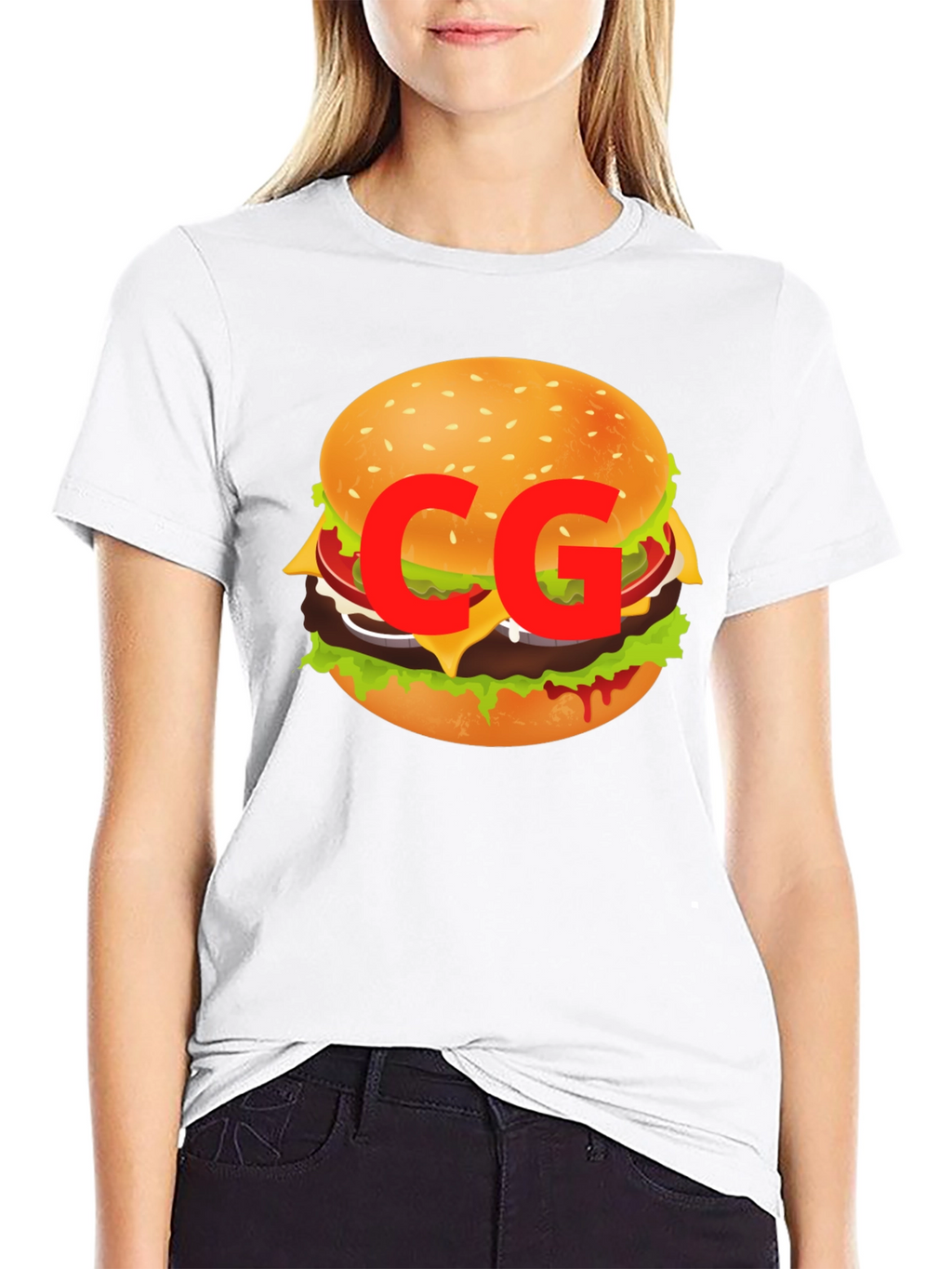 Burger Graphic Tee - Casual Cool