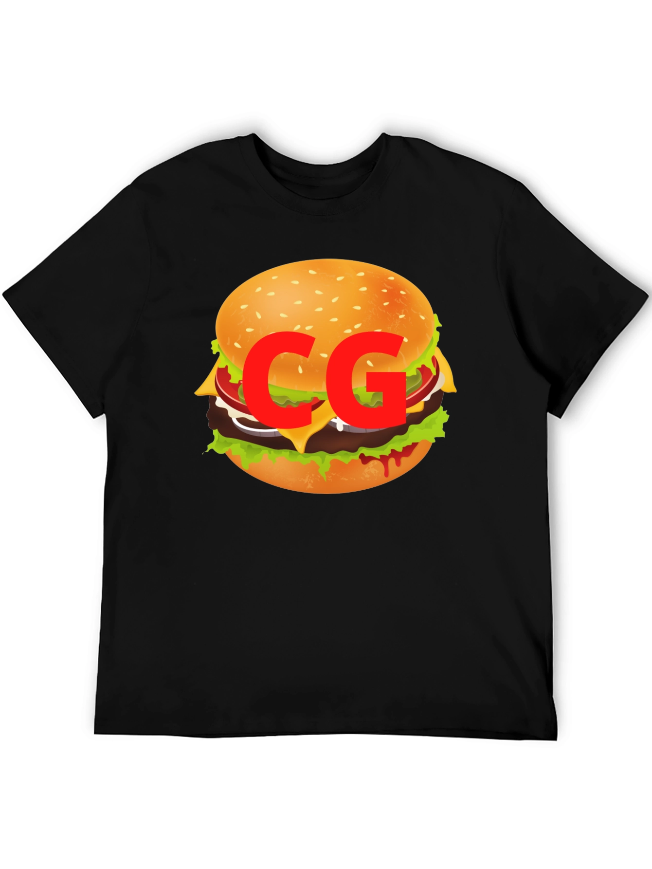 Burger Graphic Tee - Casual Cool