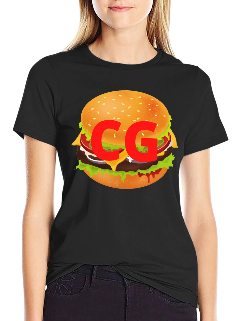 Burger Graphic Tee - Casual Cool