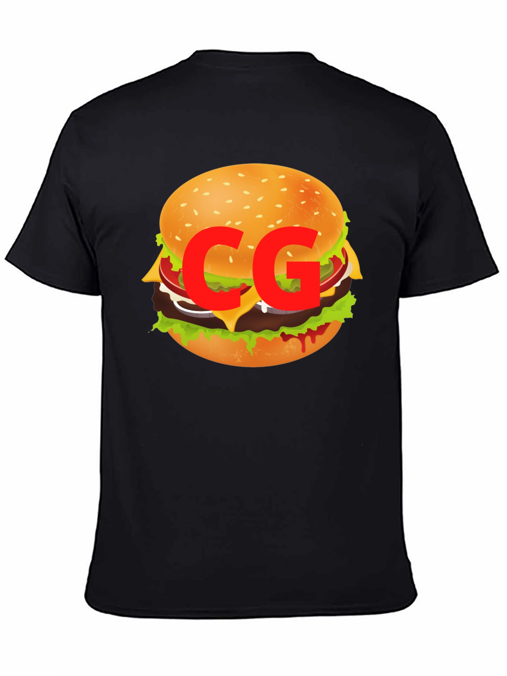 Burger Graphic Tee - Casual Cool