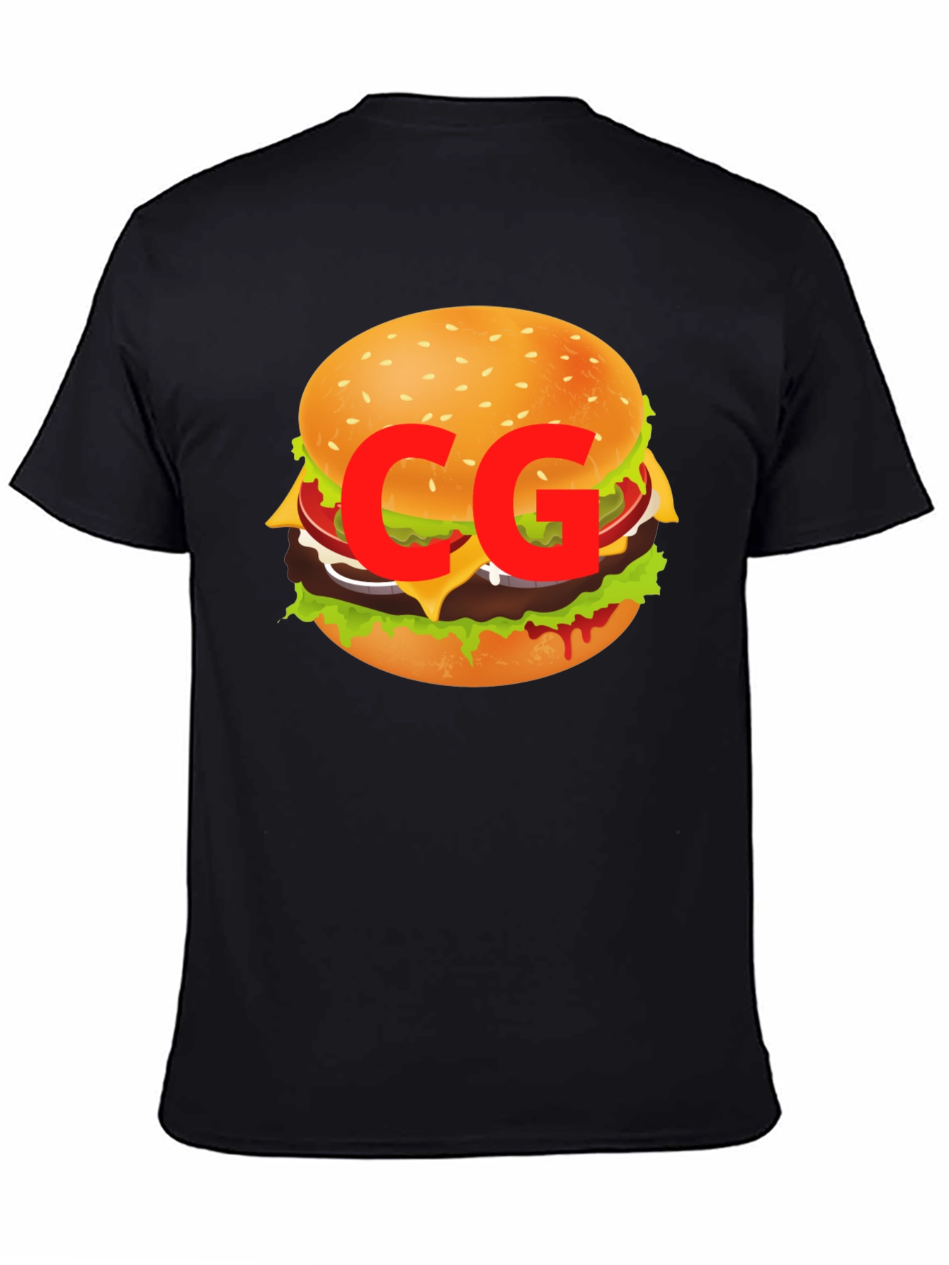 Burger Graphic Tee - Casual Cool