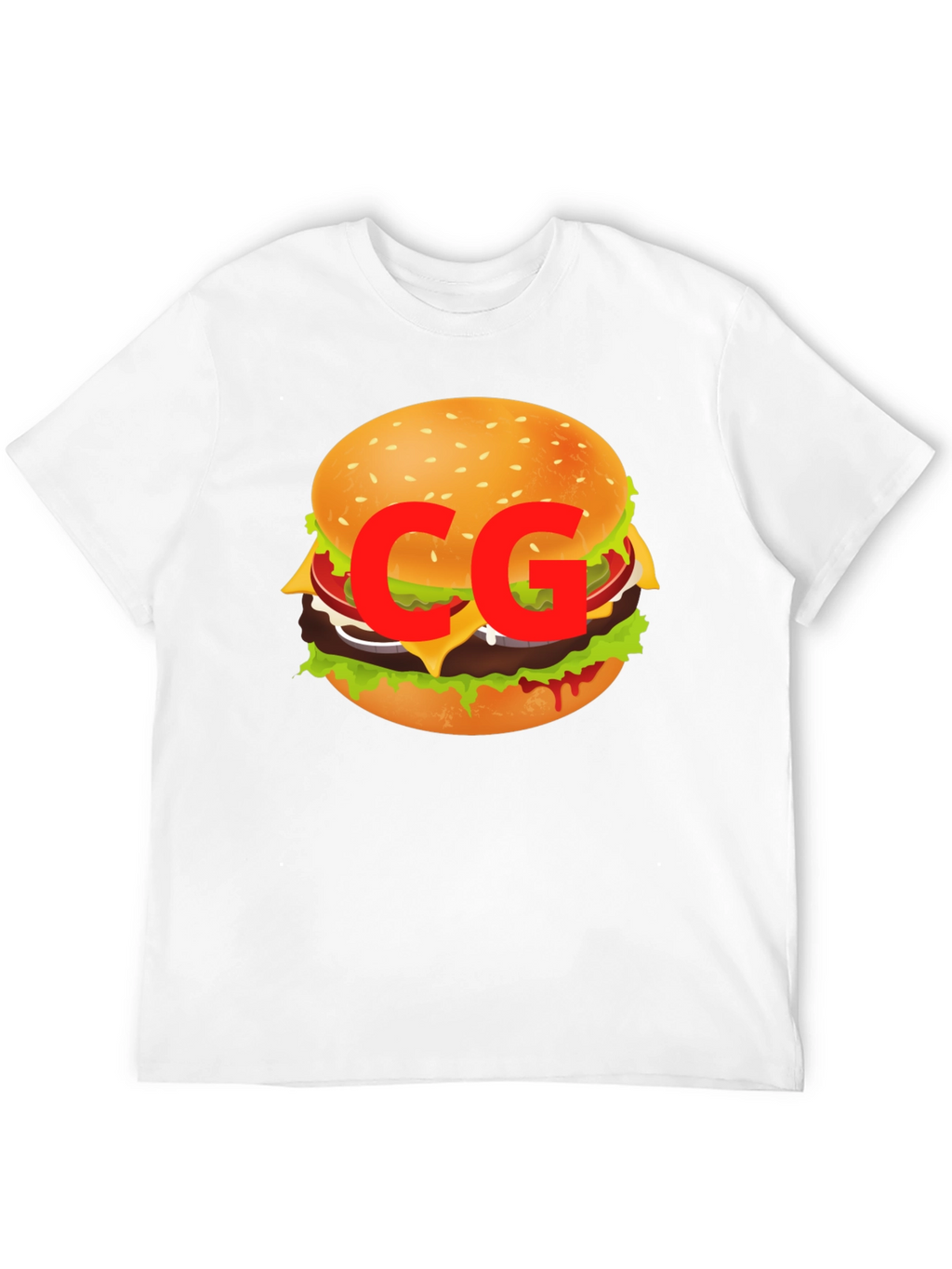 Burger Graphic Tee - Casual Cool