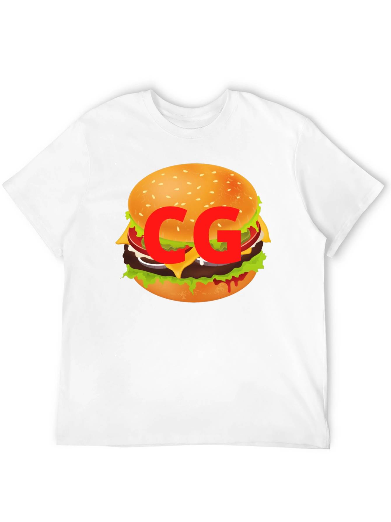 Burger Graphic Tee - Casual Cool