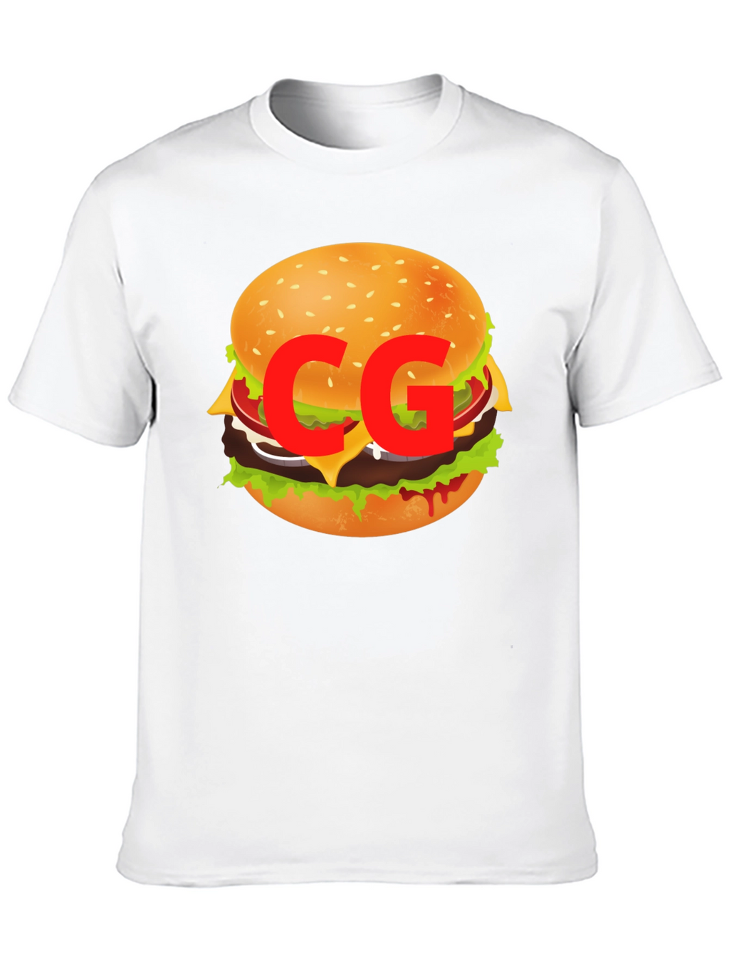 Burger Graphic Tee - Casual Cool