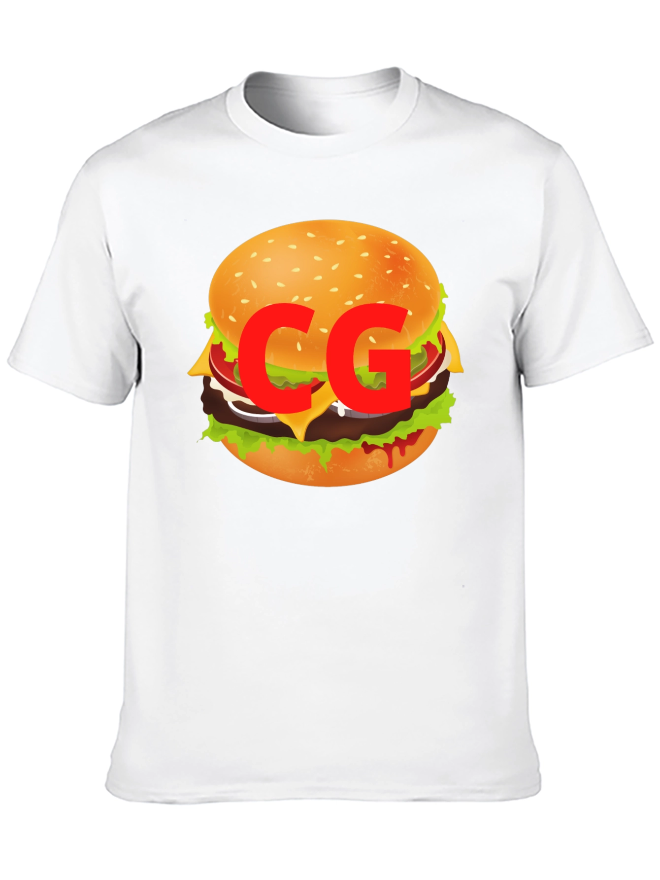Burger Graphic Tee - Casual Cool