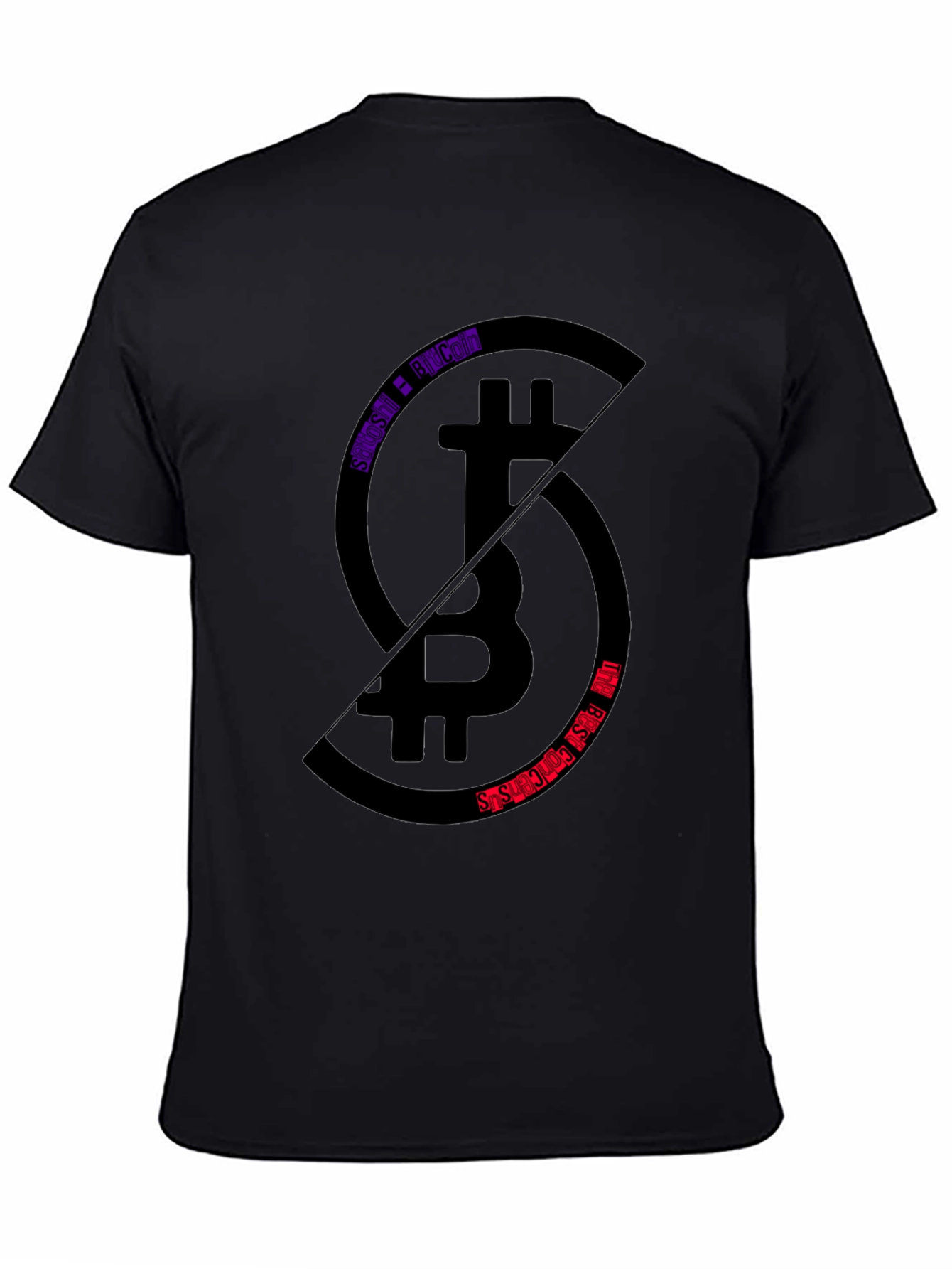 Bitcoin Split T-Shirt - Crypto Enthusiast Tee