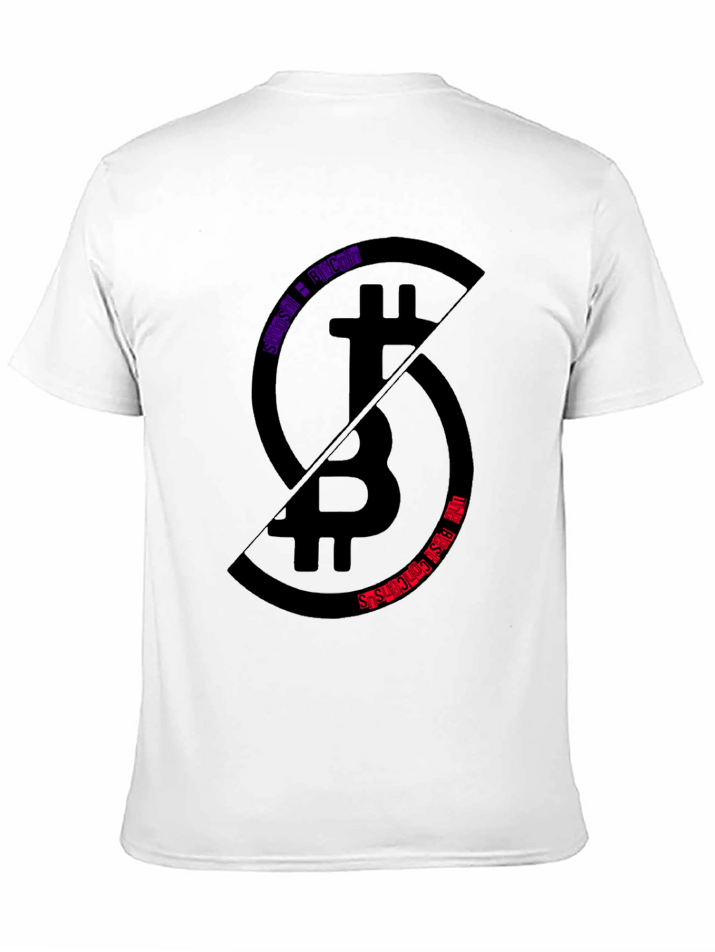 Bitcoin Split T-Shirt - Crypto Enthusiast Tee