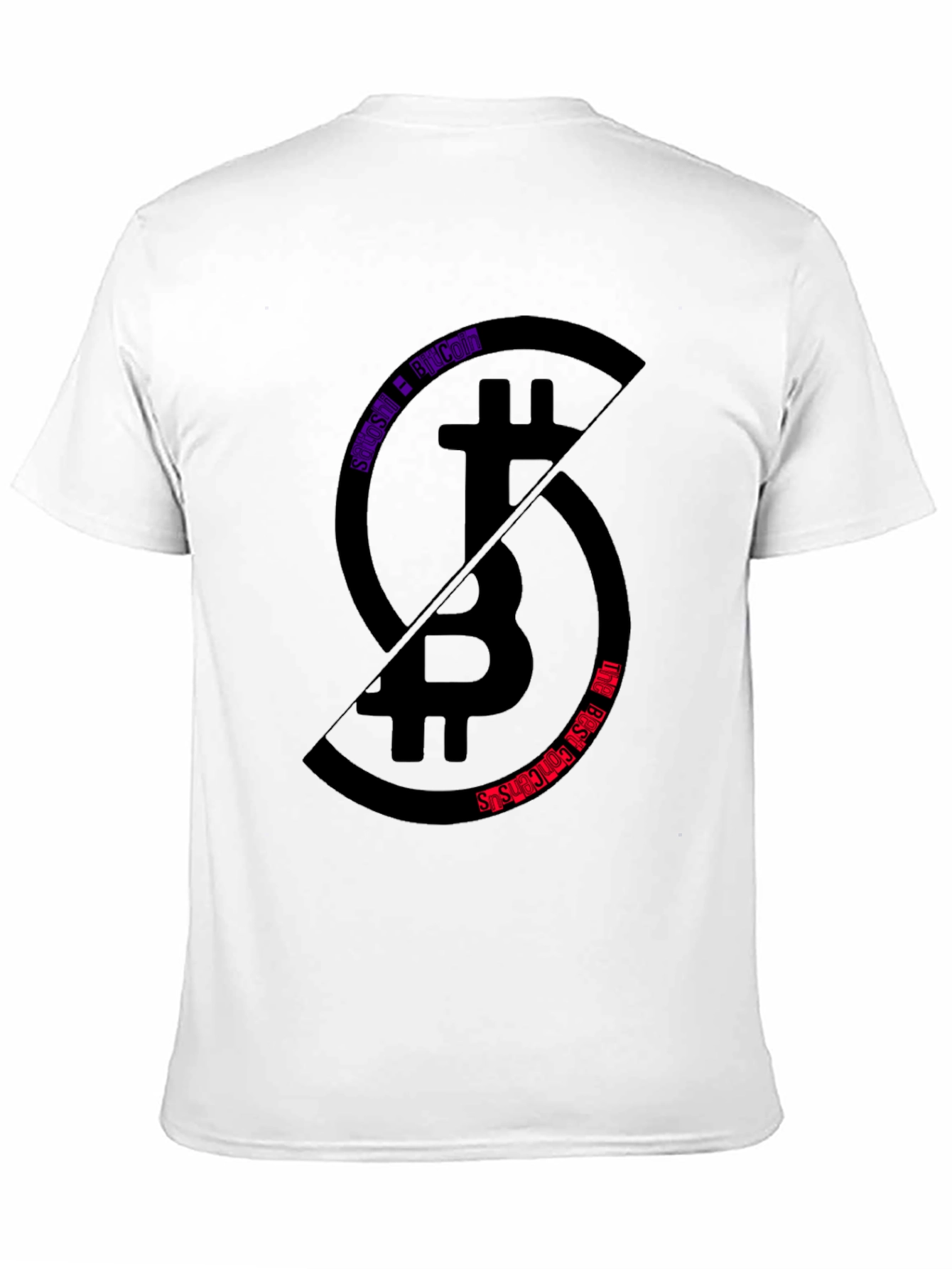 Bitcoin Split T-Shirt - Crypto Enthusiast Tee