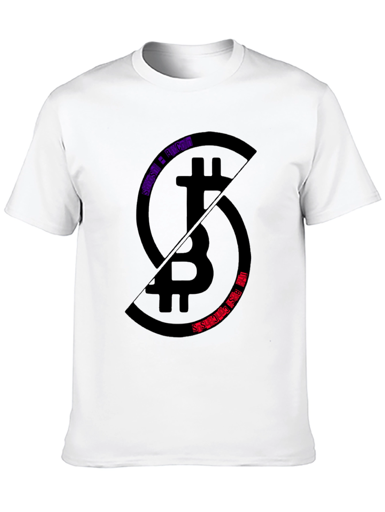 Bitcoin Split T-Shirt - Crypto Enthusiast Tee