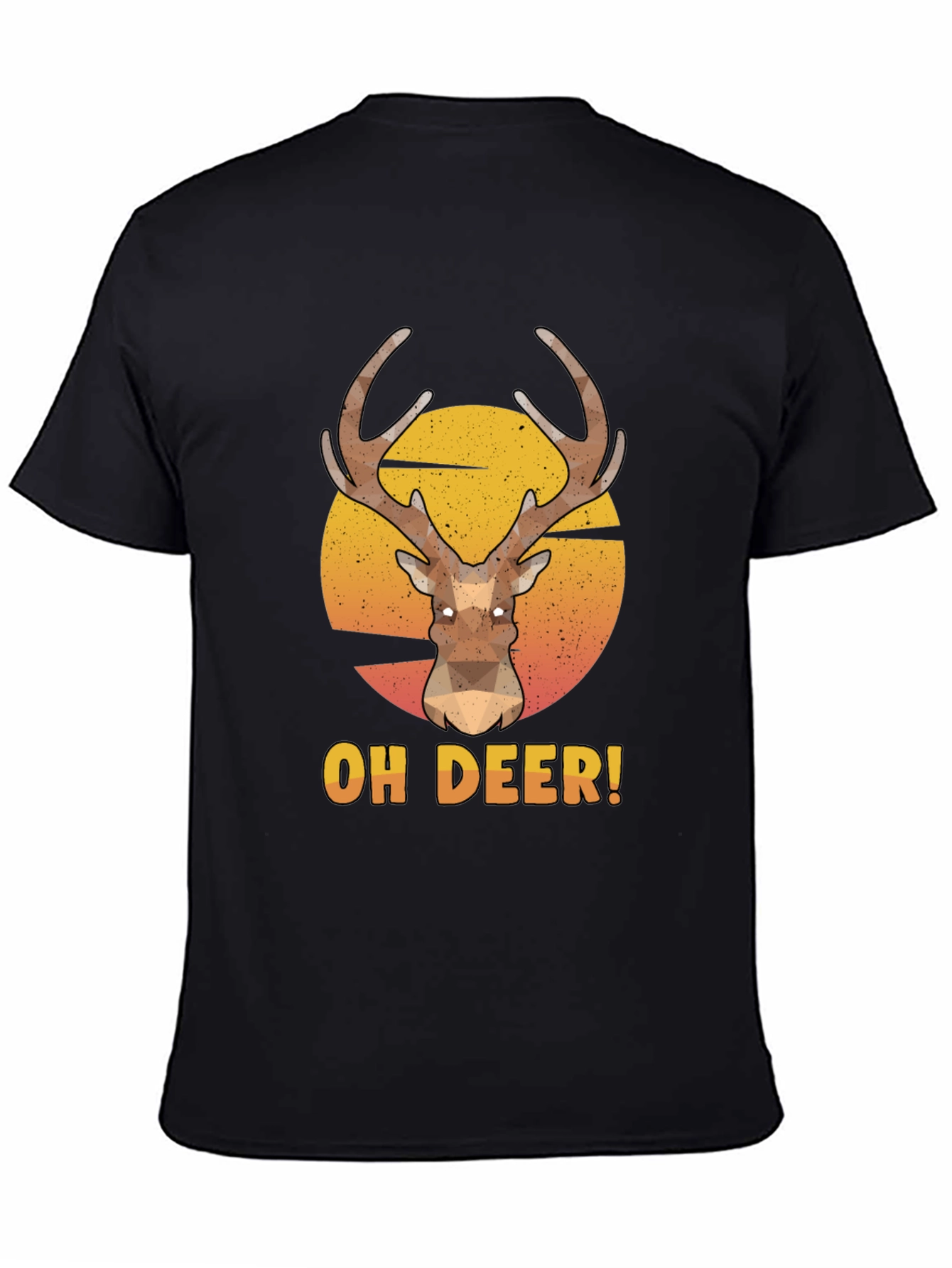Oh Deer! Graphic Print T-Shirt