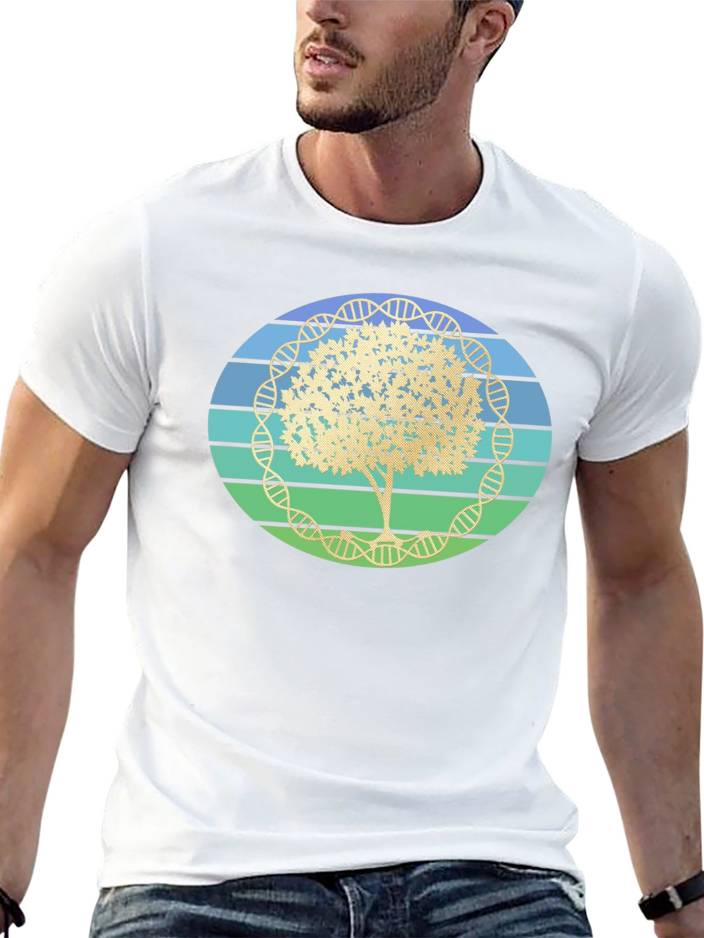 DNA Tree of Life Graphic T-Shirt