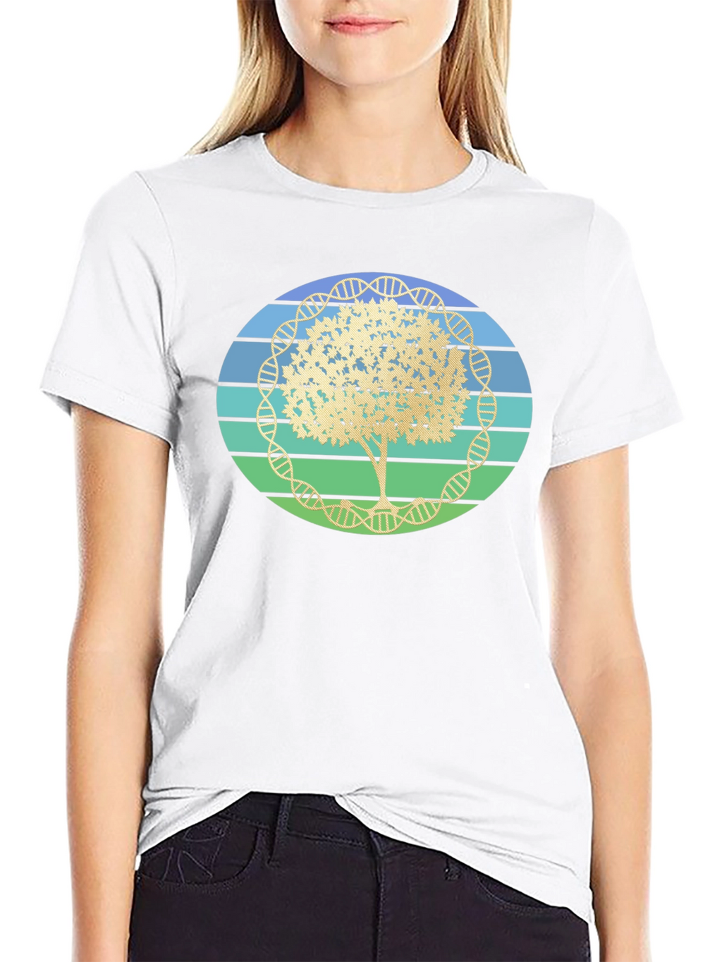 DNA Tree of Life Graphic T-Shirt