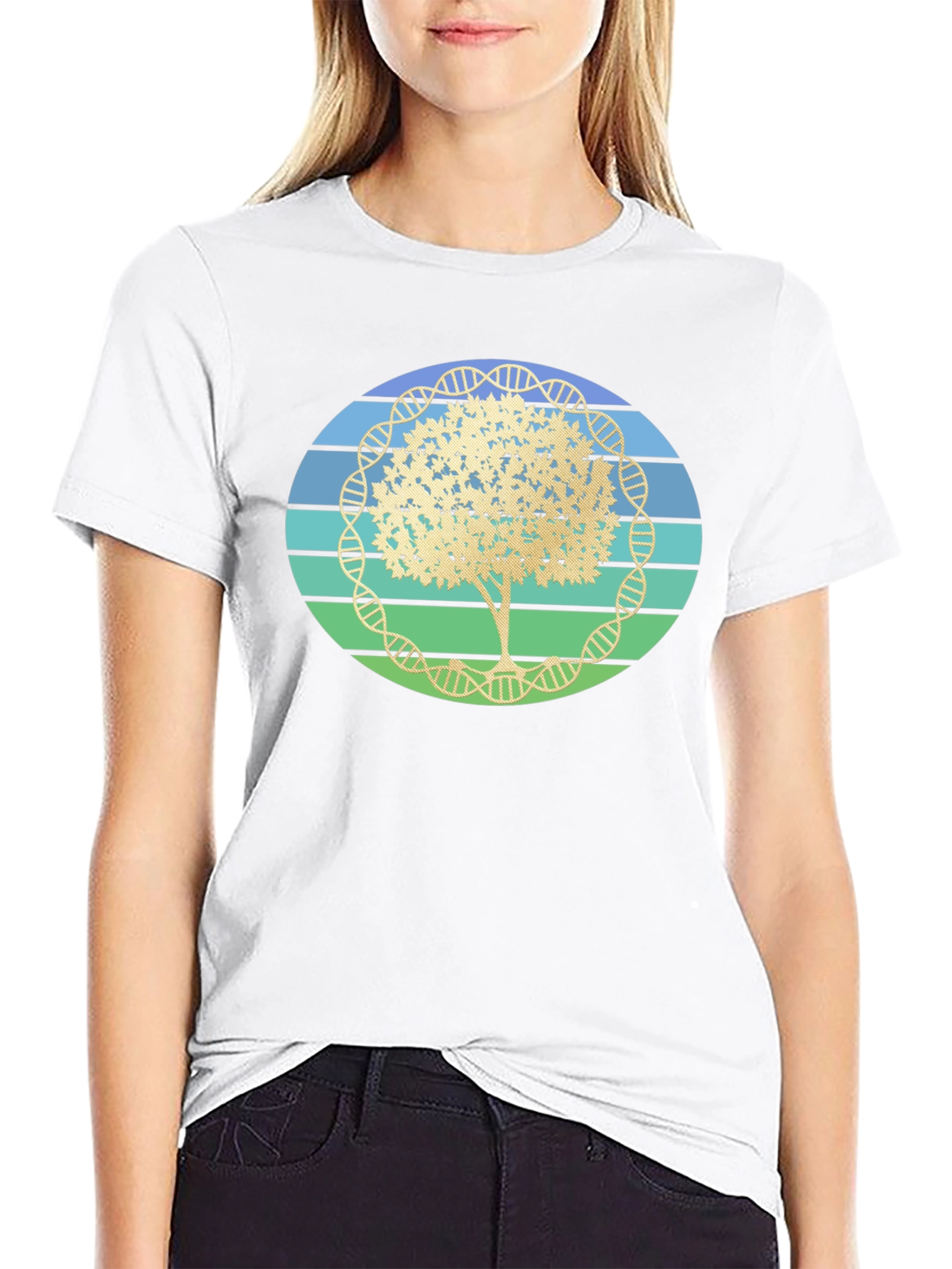 DNA Tree of Life Graphic T-Shirt