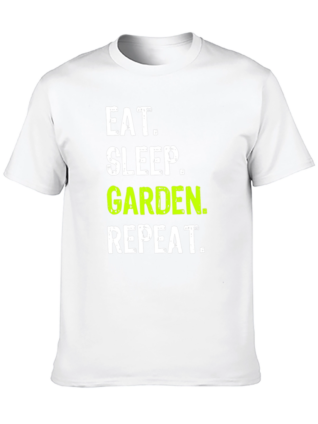 Eat Sleep Garden Repeat Black Graphic T-Shirt