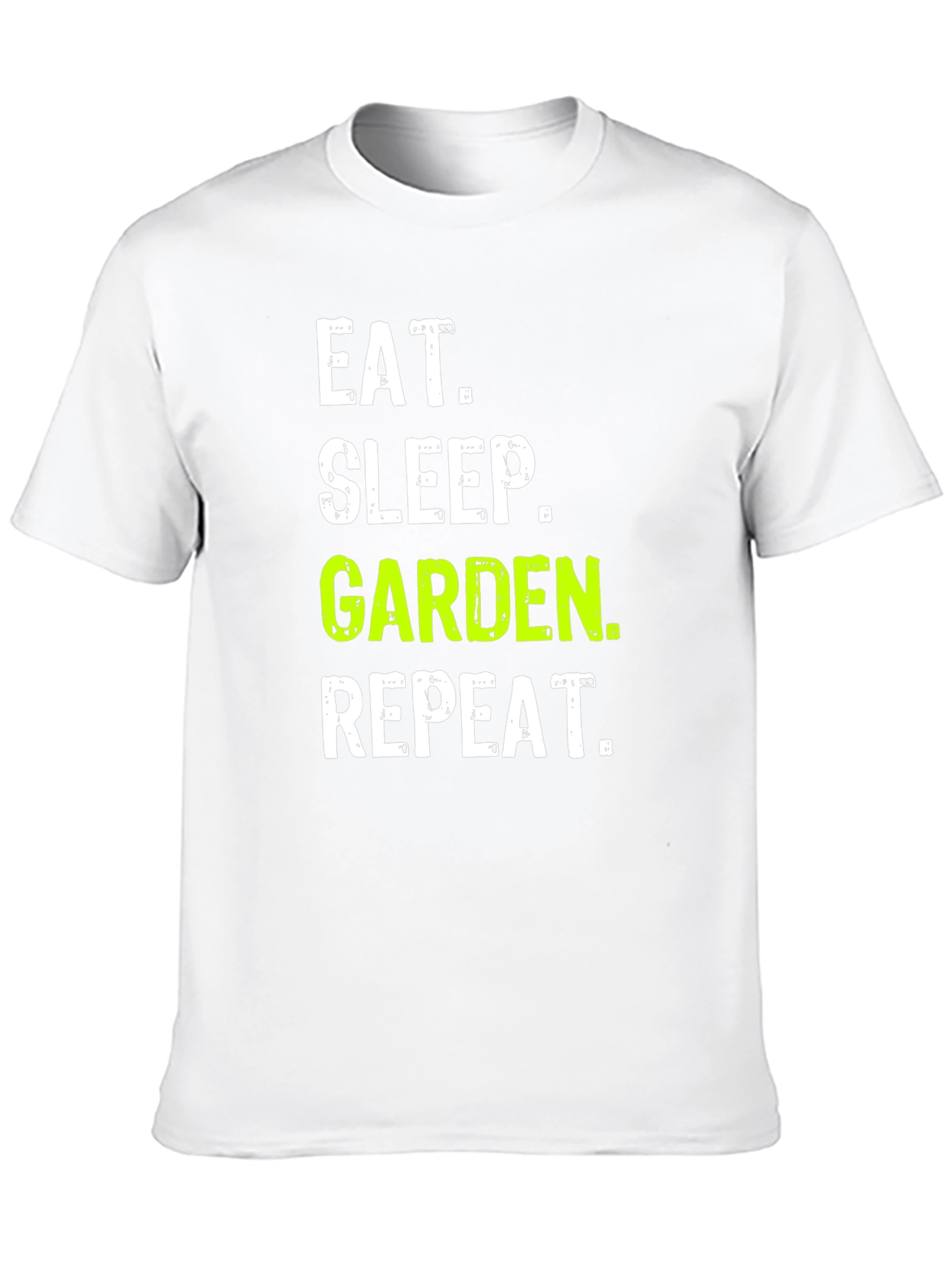 Eat Sleep Garden Repeat Black Graphic T-Shirt