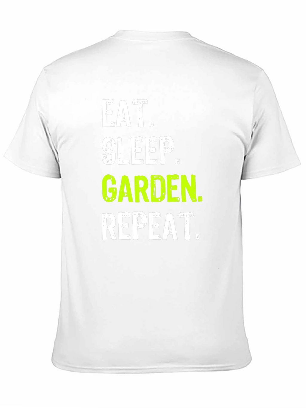 Eat Sleep Garden Repeat Black Graphic T-Shirt
