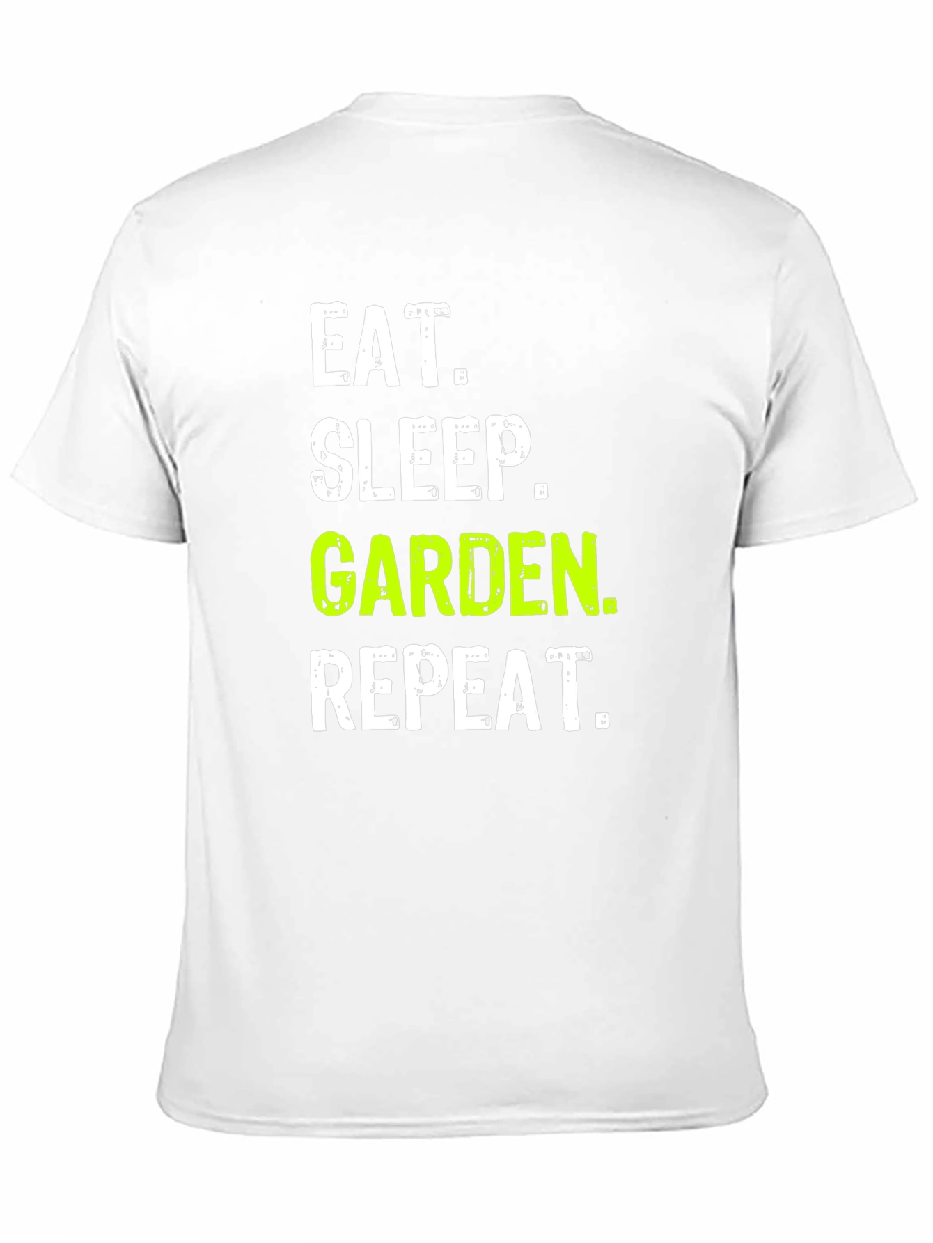 Eat Sleep Garden Repeat Black Graphic T-Shirt