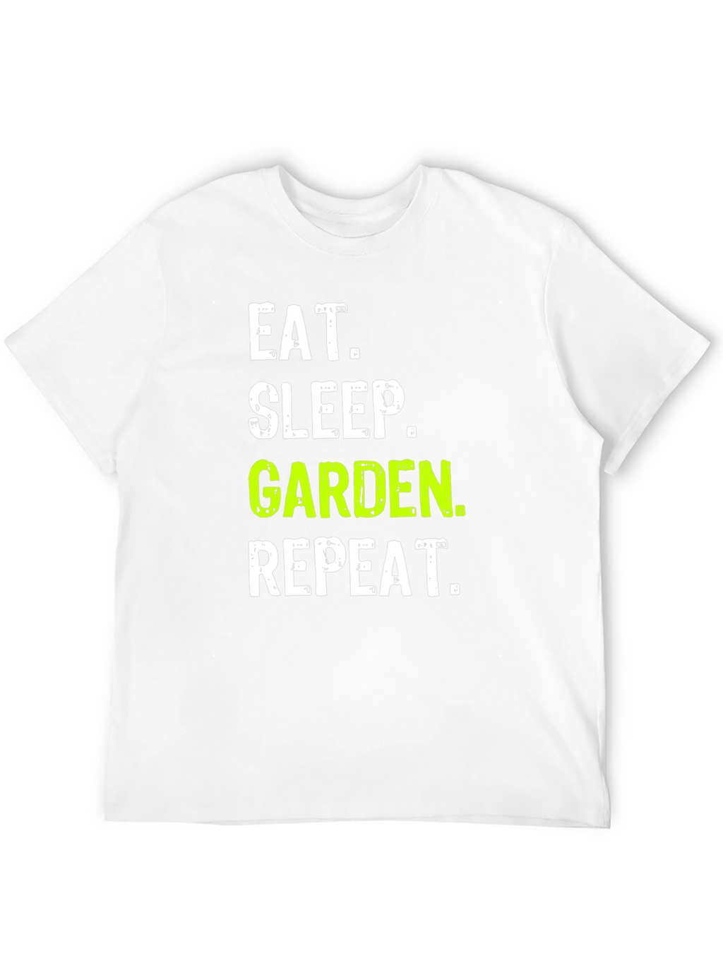 Eat Sleep Garden Repeat Black Graphic T-Shirt