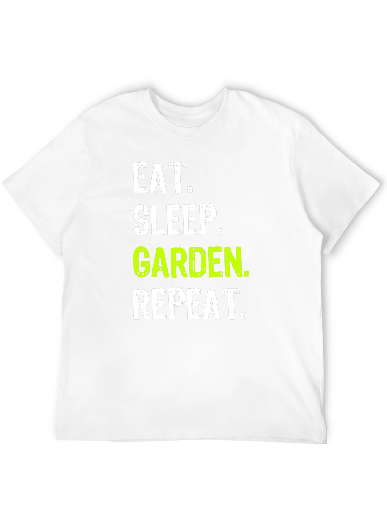 Eat Sleep Garden Repeat Black Graphic T-Shirt