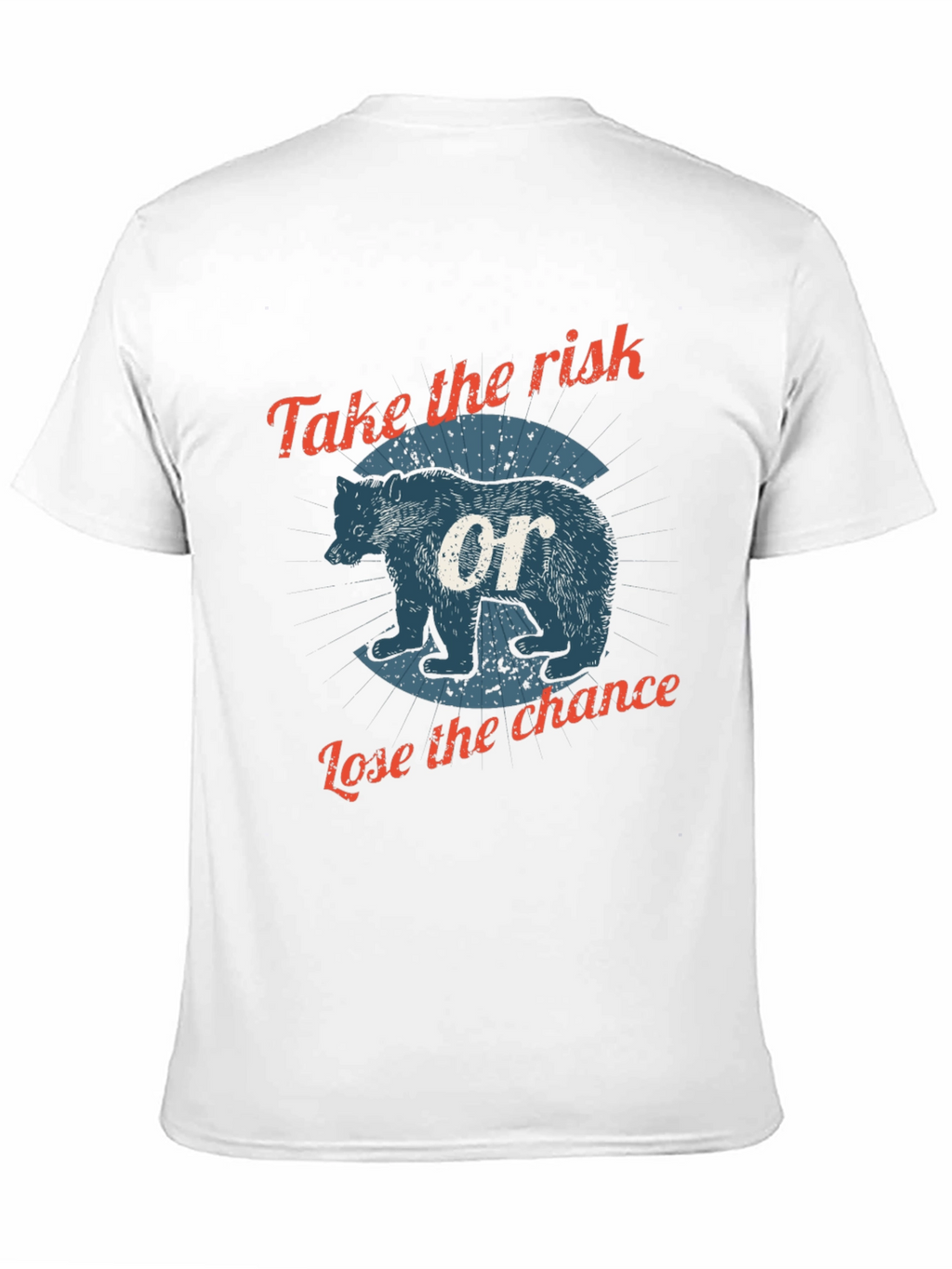 Risk & Chance Bear Graphic Tee - Black