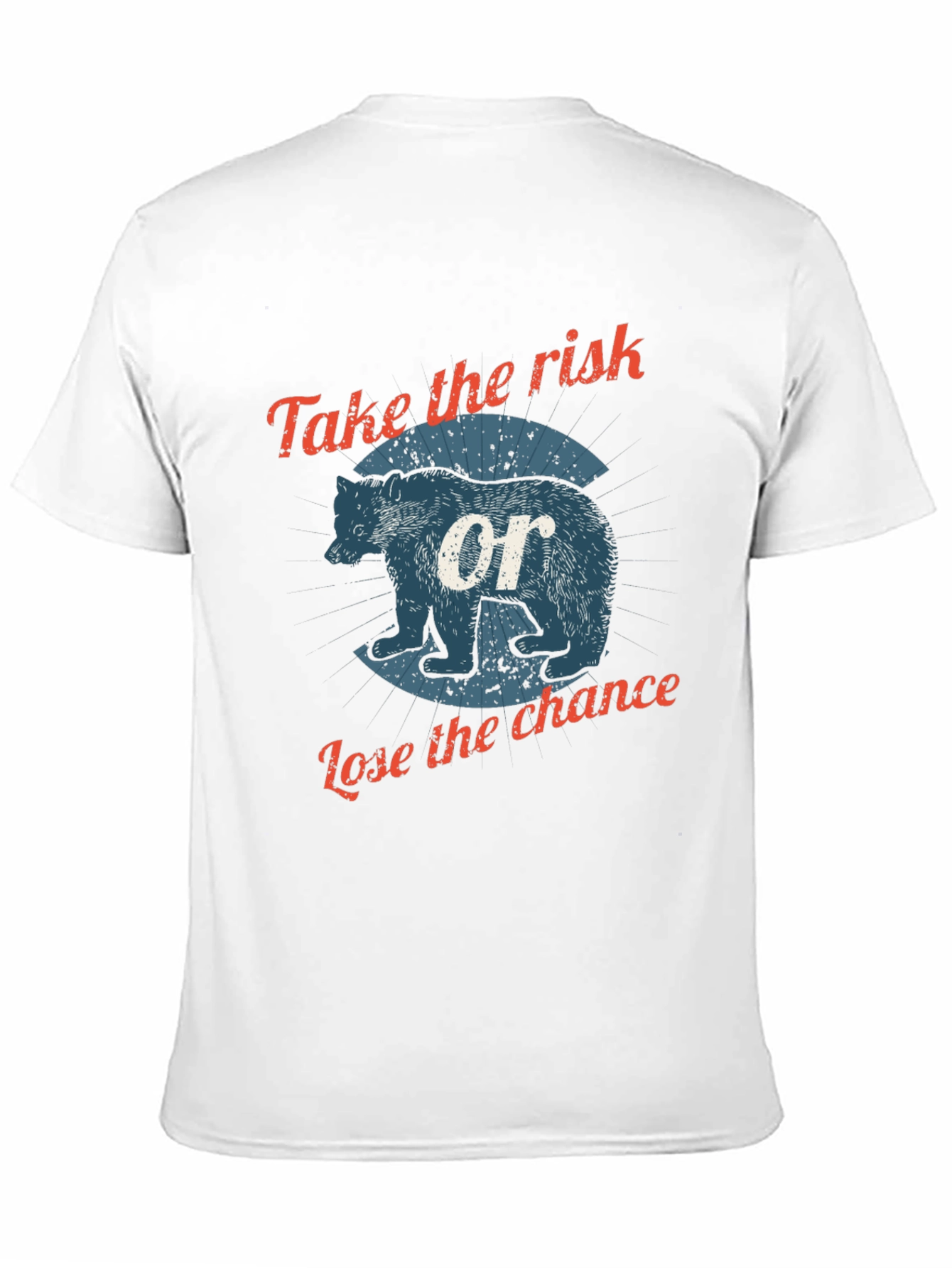 Risk & Chance Bear Graphic Tee - Black