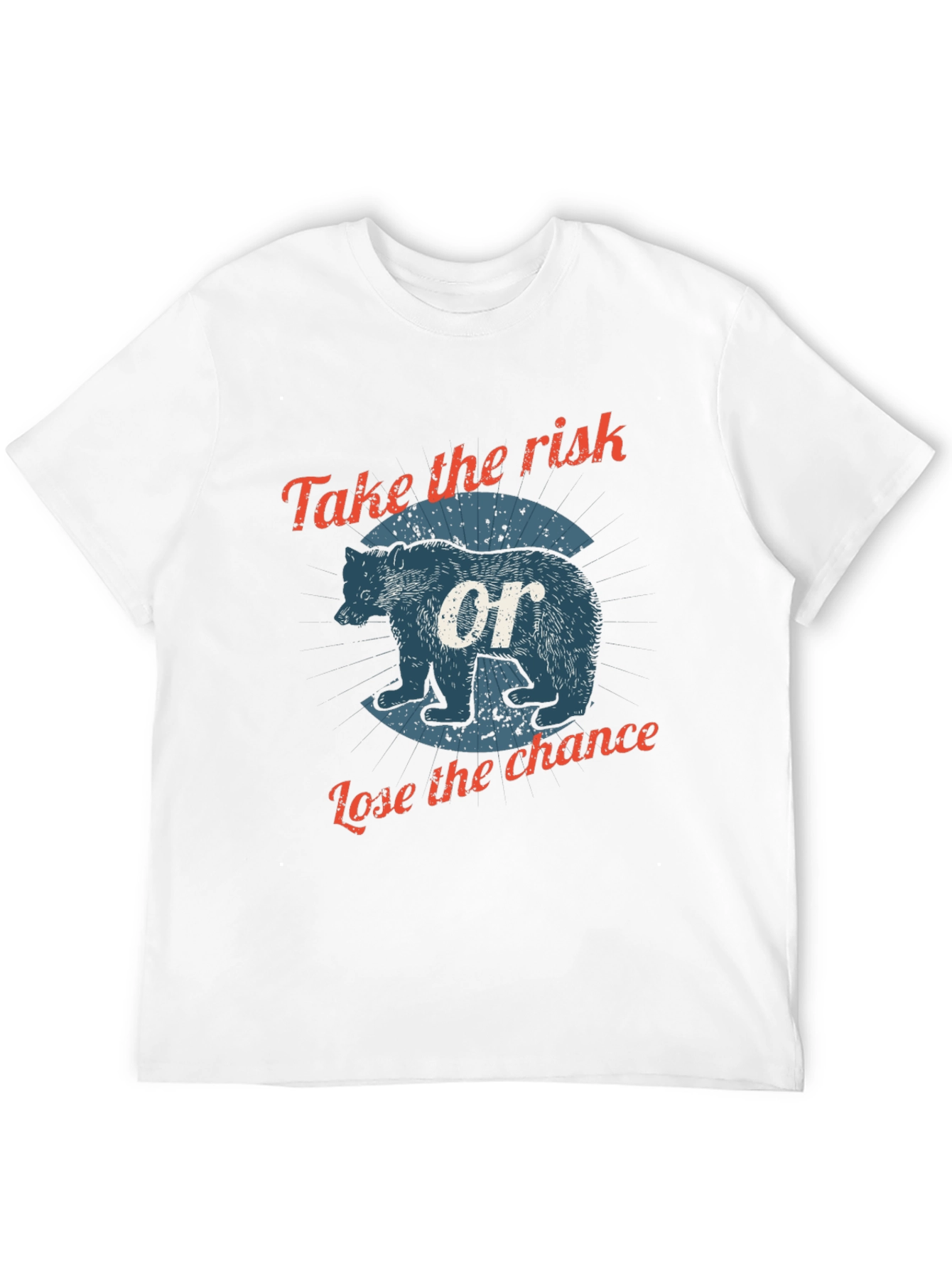 Risk & Chance Bear Graphic Tee - Black