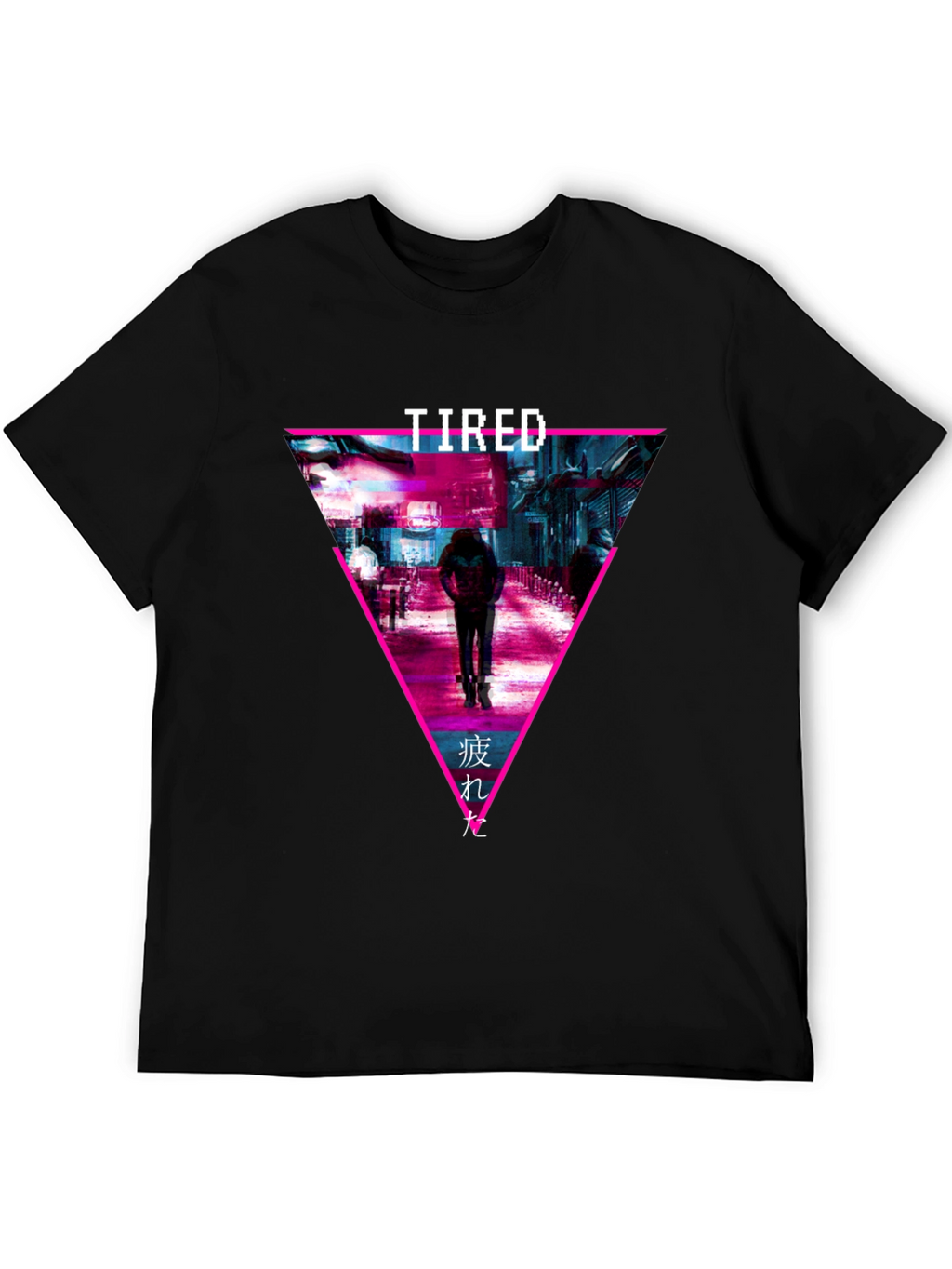 Tired Aesthetic Graphic Tee - Black Unisex Shirt