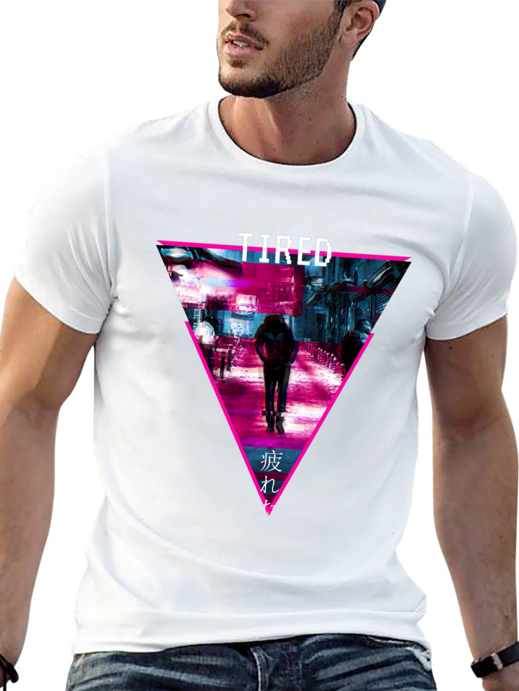 Tired Aesthetic Graphic Tee - Black Unisex Shirt