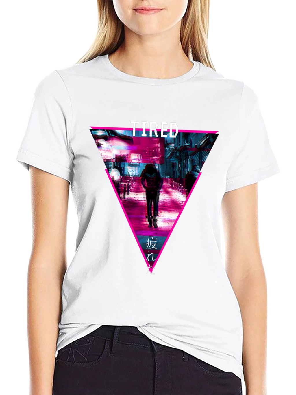 Tired Aesthetic Graphic Tee - Black Unisex Shirt
