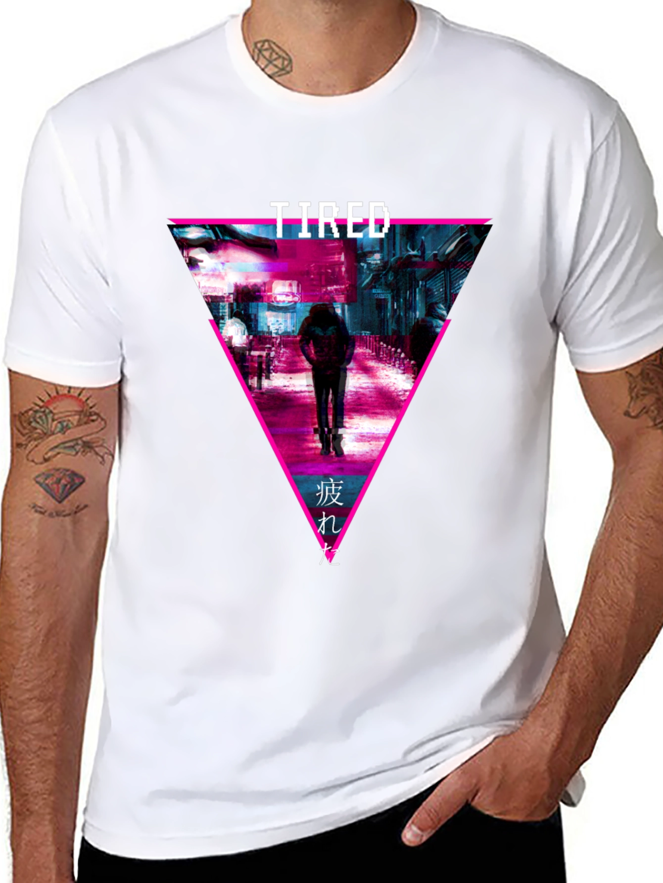 Tired Aesthetic Graphic Tee - Black Unisex Shirt
