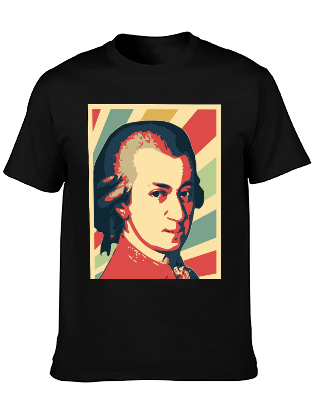 Mozart Portrait Graphic T-Shirt