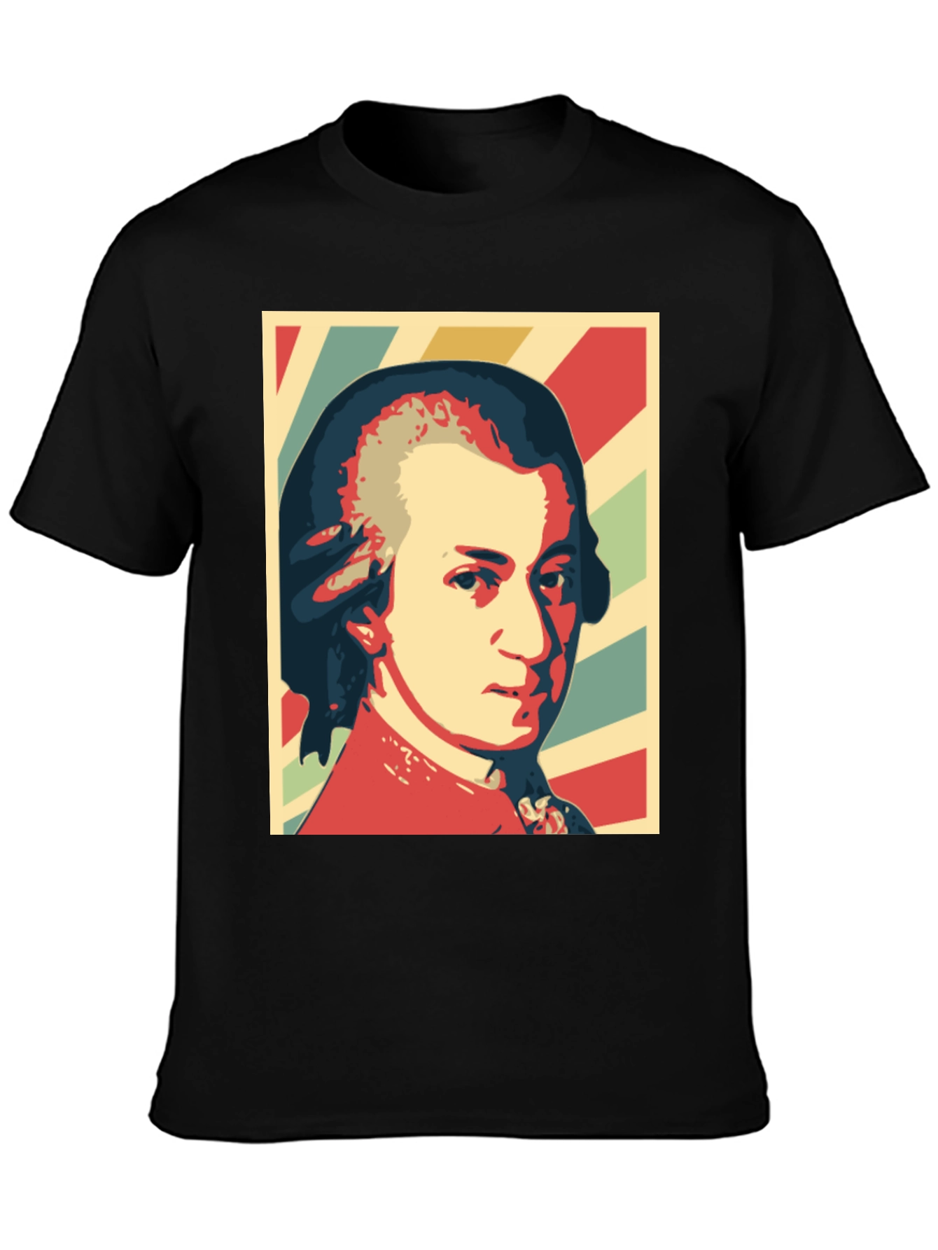 Mozart Portrait Graphic T-Shirt