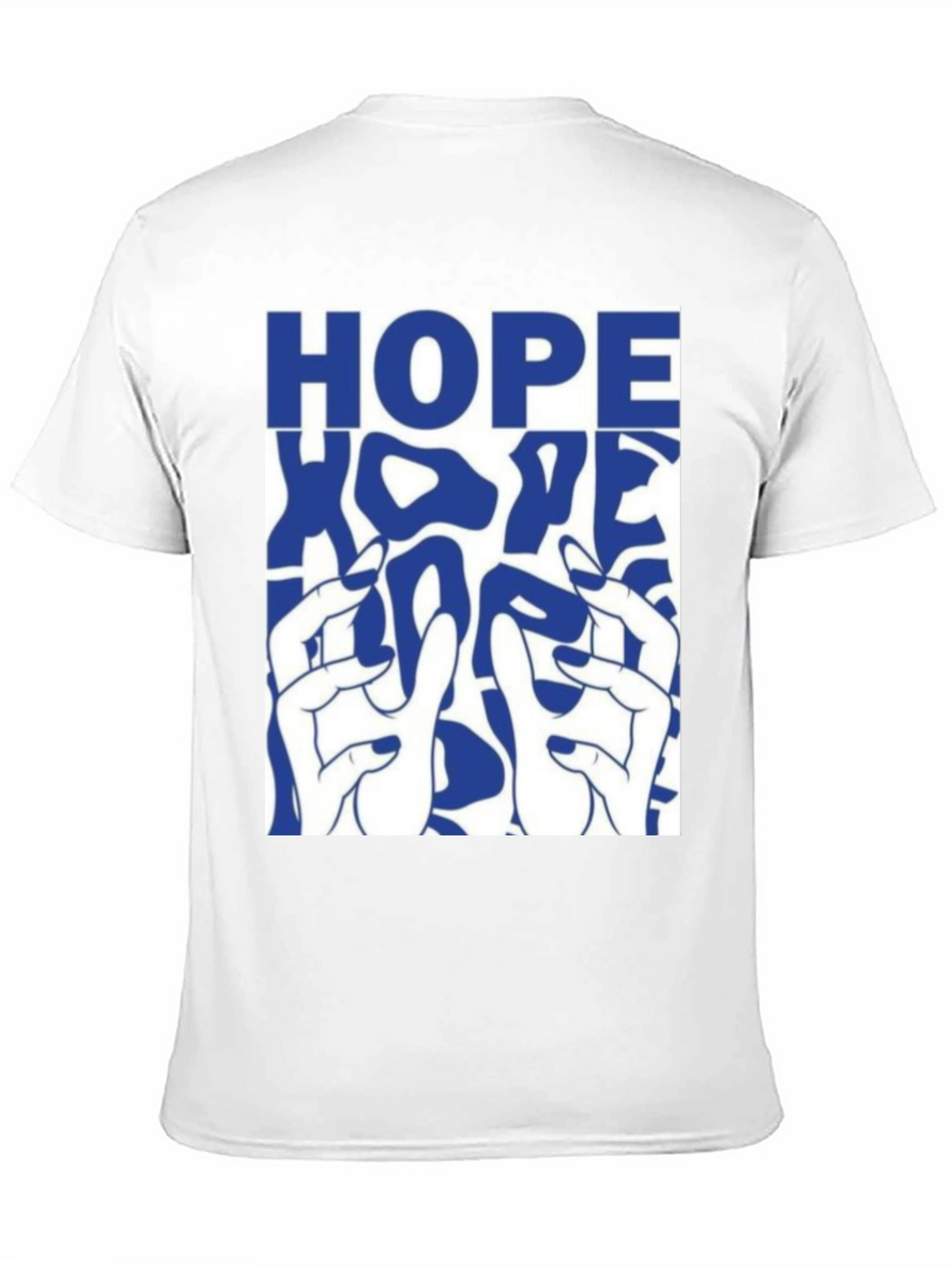 HOPE Graphic Print Black Cotton T-Shirt