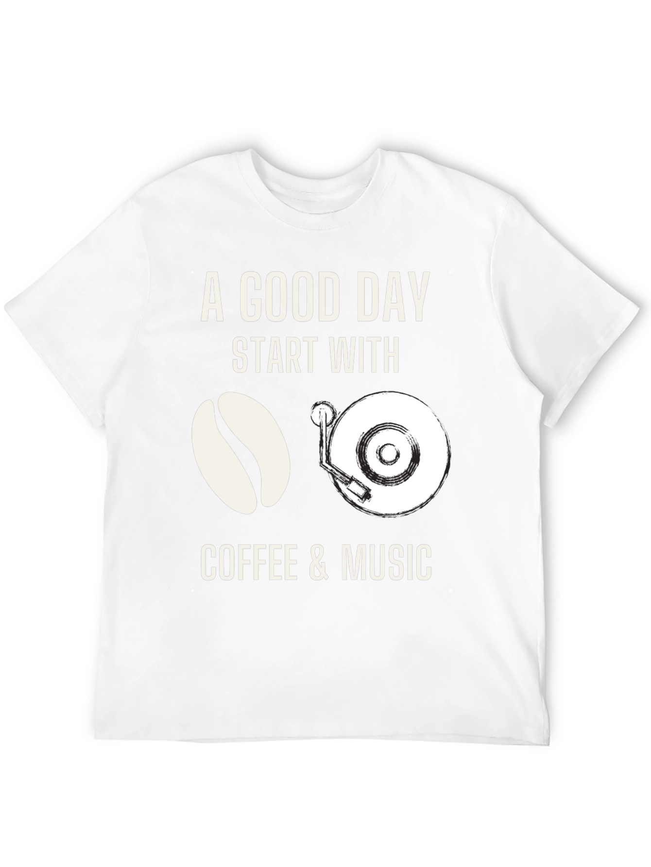 Coffee & Music T-Shirt: A Good Day Start
